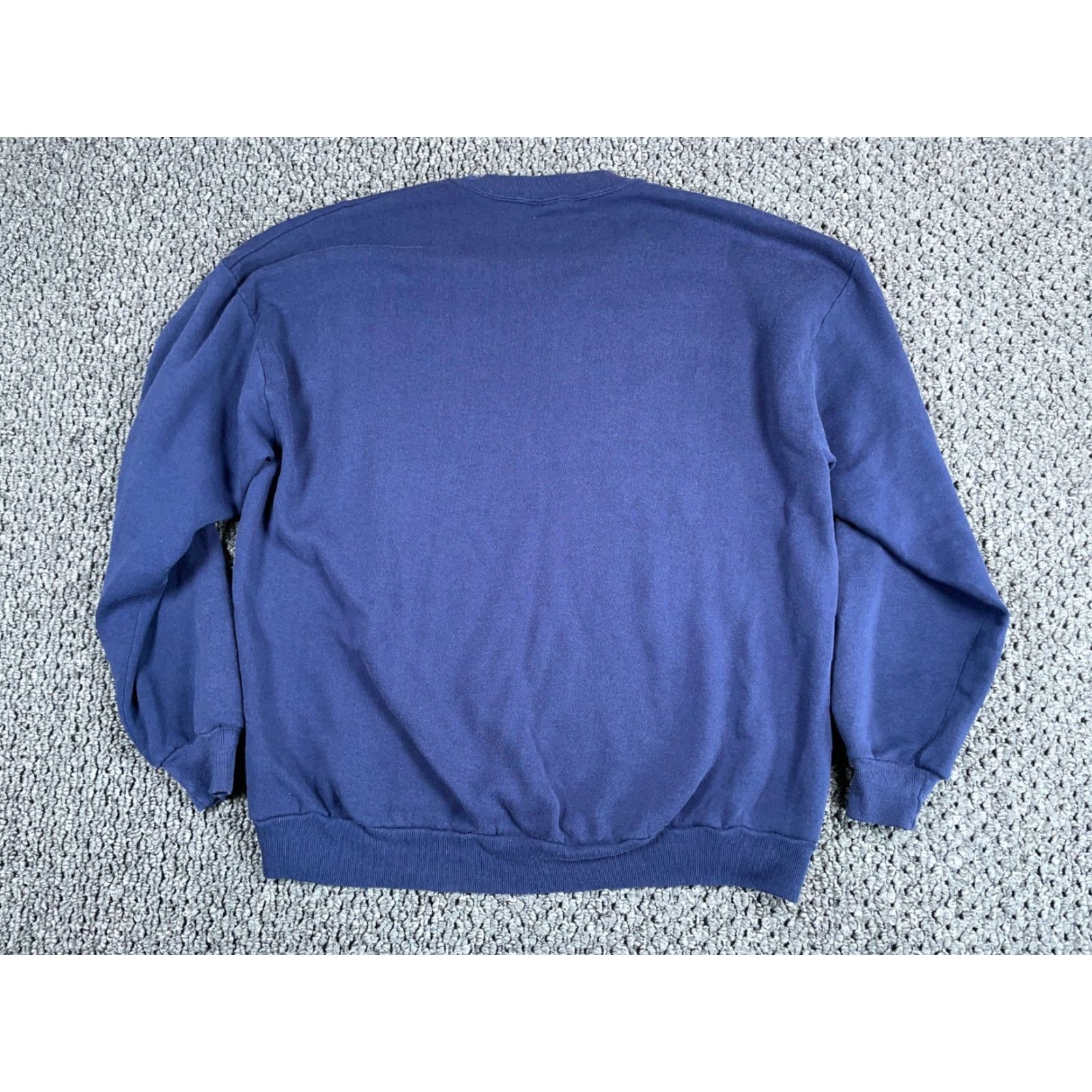 Jerzees VINTAGE Jerzees Sweatshirt 2XL Adult Blue Columbus Nina Ship 500th Anniversary Graphic Print 90s Nautical Retro Size US XXL / EU 58 / 5 - 2 Thumbnail