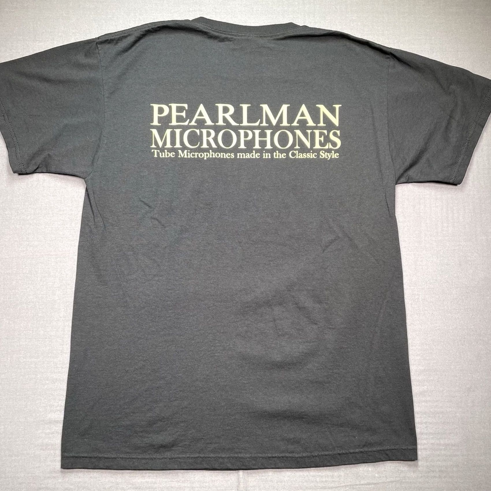 Vintage Pearlman Microphone Shirt Men’s L Luxury Mic Music Industry Pocket Tee Tube Black Pocket Tee Mens L Size US L / EU 52-54 / 3 - 5 Thumbnail