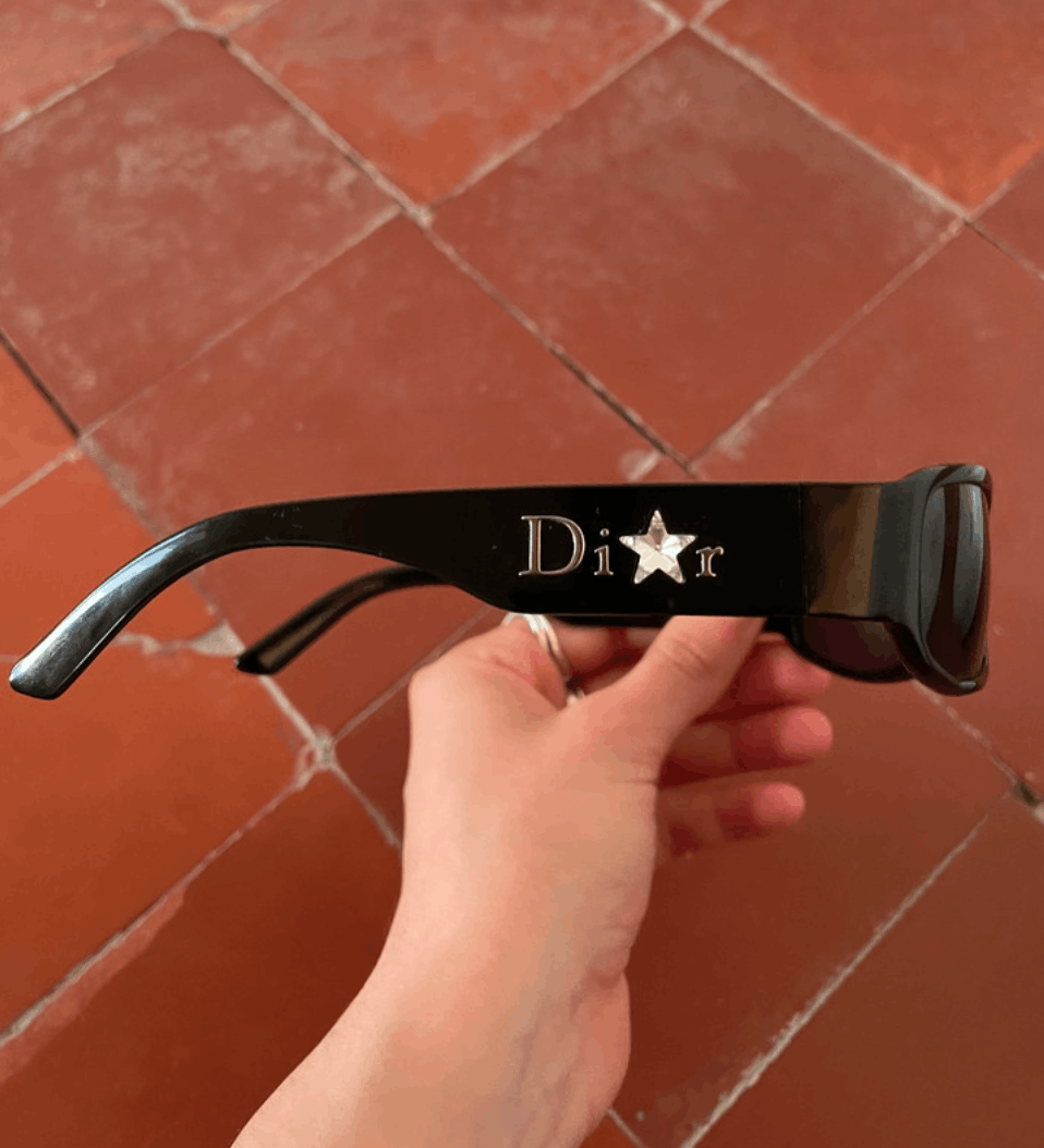 Dior DIOR Sunglasses Shiny 2 Rimless Shield Ski Galliano RI896 Size ONE SIZE - 1 Thumbnail