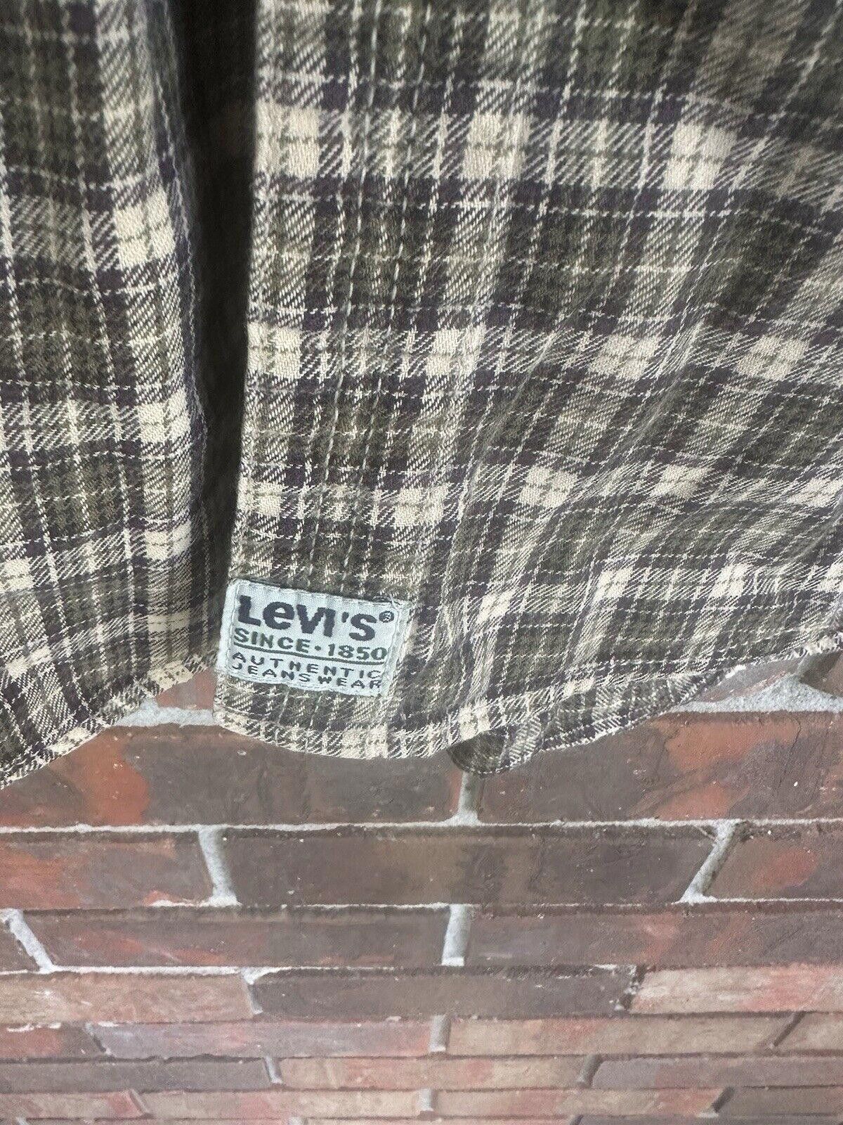 Levi's Vintage Levi's Flannel Shirt XL 1950s Button Up Size US XL / EU 56 / 4 - 4 Thumbnail