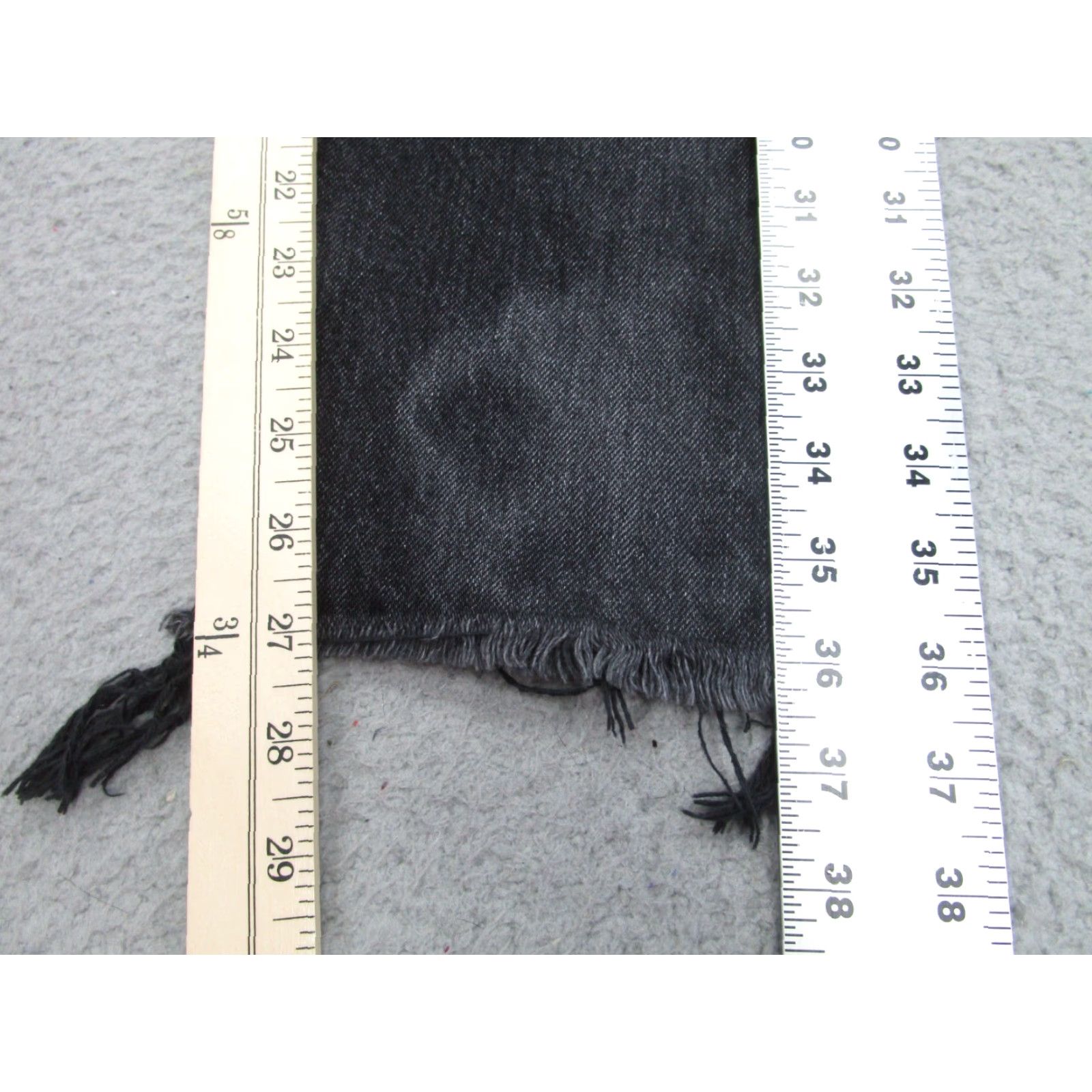 MOUSSY VINTAGE Moussy Vintage Jeans Women 31 Black Denim Ankle Distressed Selvedge Japan Womens Size 24" / US 00 / IT 34 - 5 Thumbnail