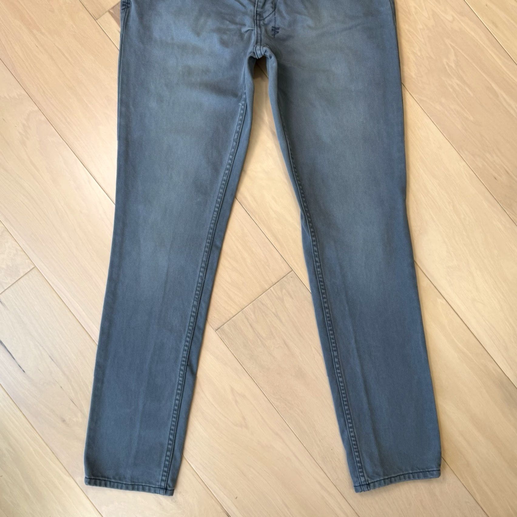 Ksubi Ksubi Jeans 34 Slim Taper Denim 5-Pocket Mens Blue Vintage No Size US 34 / EU 50 - 4 Thumbnail
