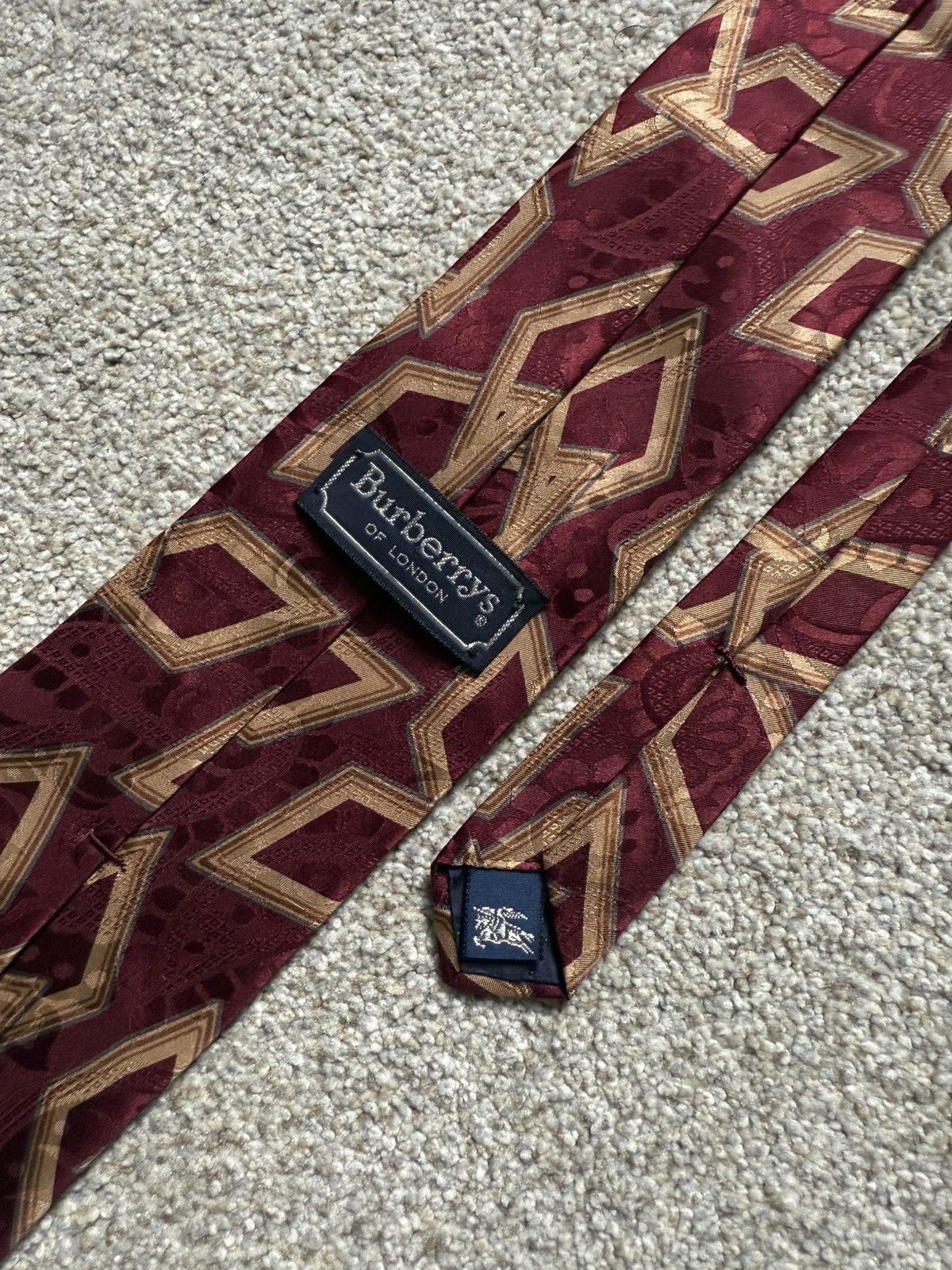 Burberry Burberrys of London Hand Sewn Necktie Size ONE SIZE - 1 Thumbnail
