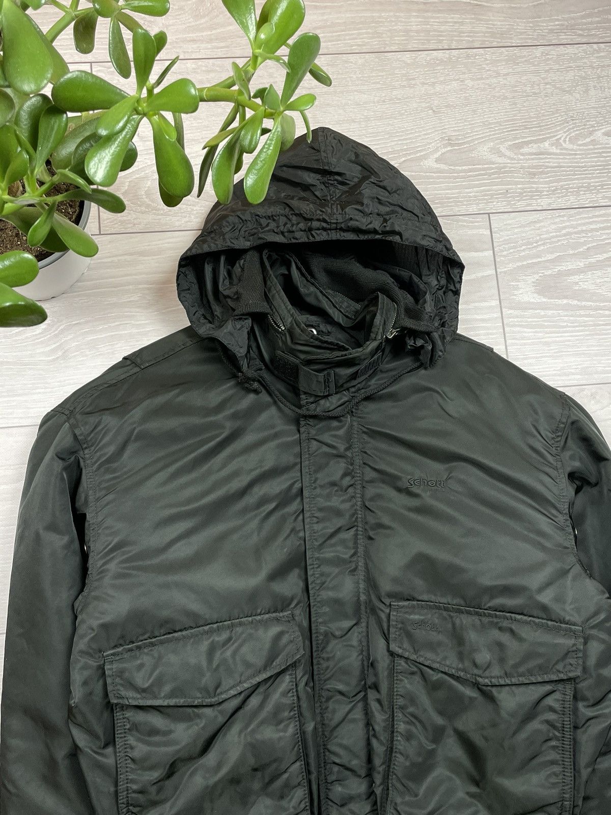 Schott Vintage Y2K Schott Aviation Bomber Jacket Japan Size US S / EU 44-46 / 1 - 3 Thumbnail