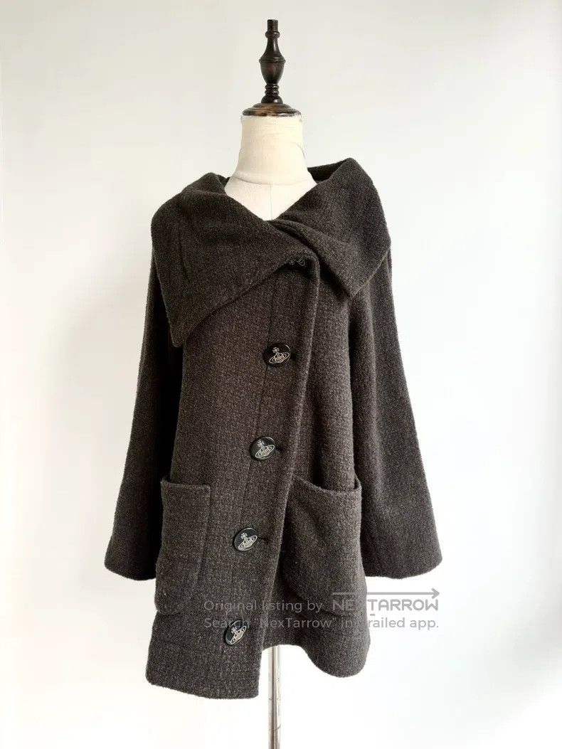 Vivienne Westwood Vivienne Westwood Gray Green Saturn Buckle Oversized Colla Size M / US 6-8 / IT 42-44 - 1 Thumbnail