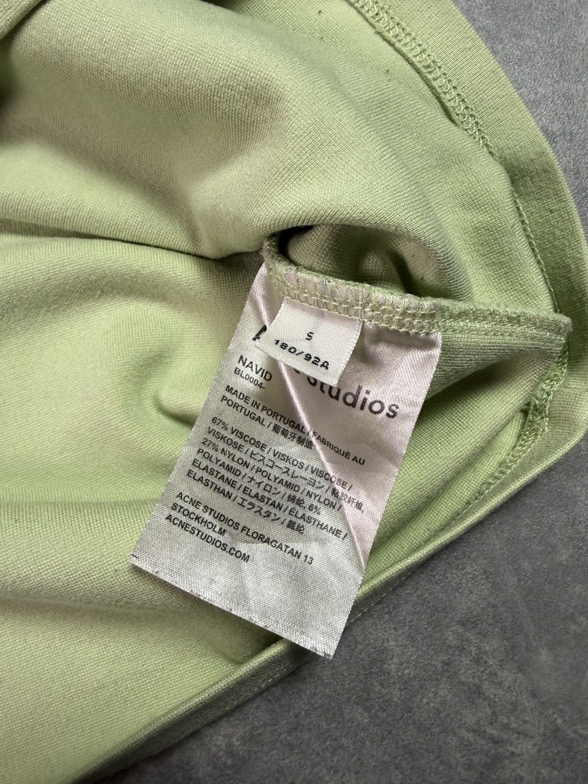 Acne Studios Acne Studios Logo Collar Slim Tee S M Size US XS / EU 42 / 0 - 8 Thumbnail