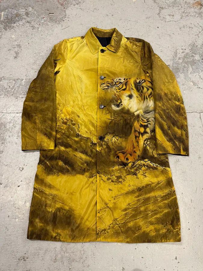 Dries Van Noten AW2020 Dries Van Noten Tiger Print Reversible Trench Coat Size US M / EU 48-50 / 2 - 4 Thumbnail