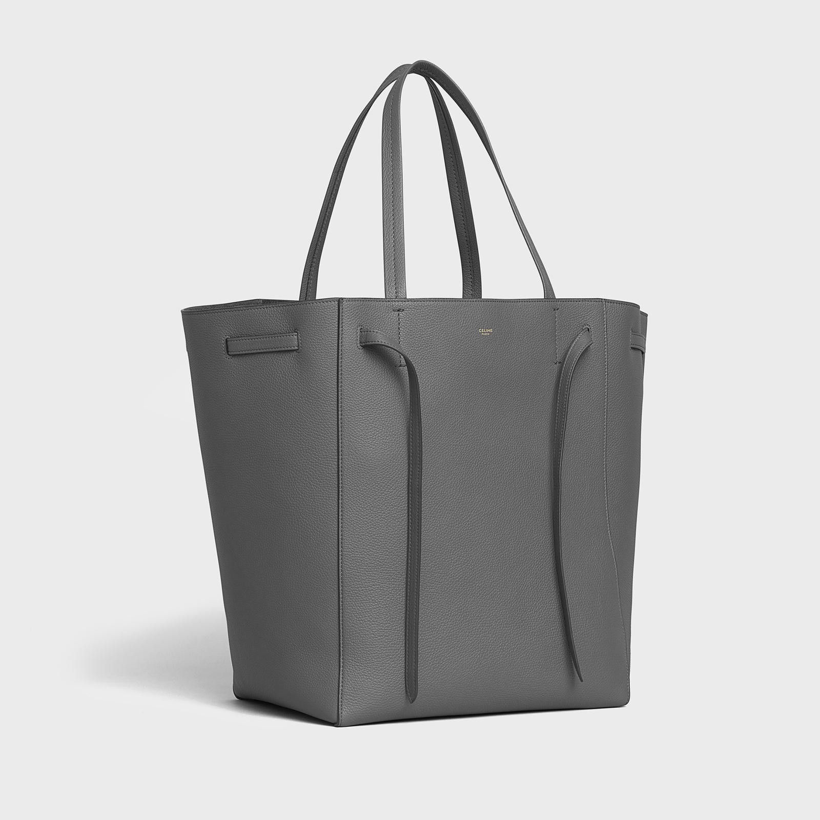 Celine o1bcso1str1024 Size: OS / Cabas Medium Tote Bag in Grey Size ONE SIZE - 2 Thumbnail