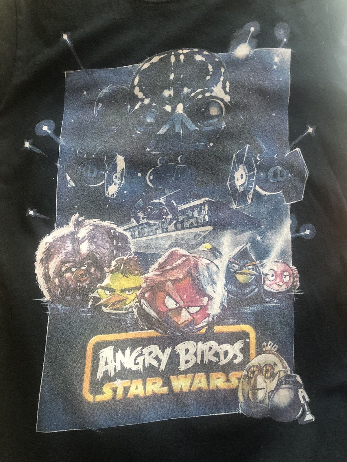Star Wars × Vintage STAR WARS X ANGRY BIRDS RARE VINTAGE TEE SHIRT Size US S / EU 44-46 / 1 - 2 Thumbnail