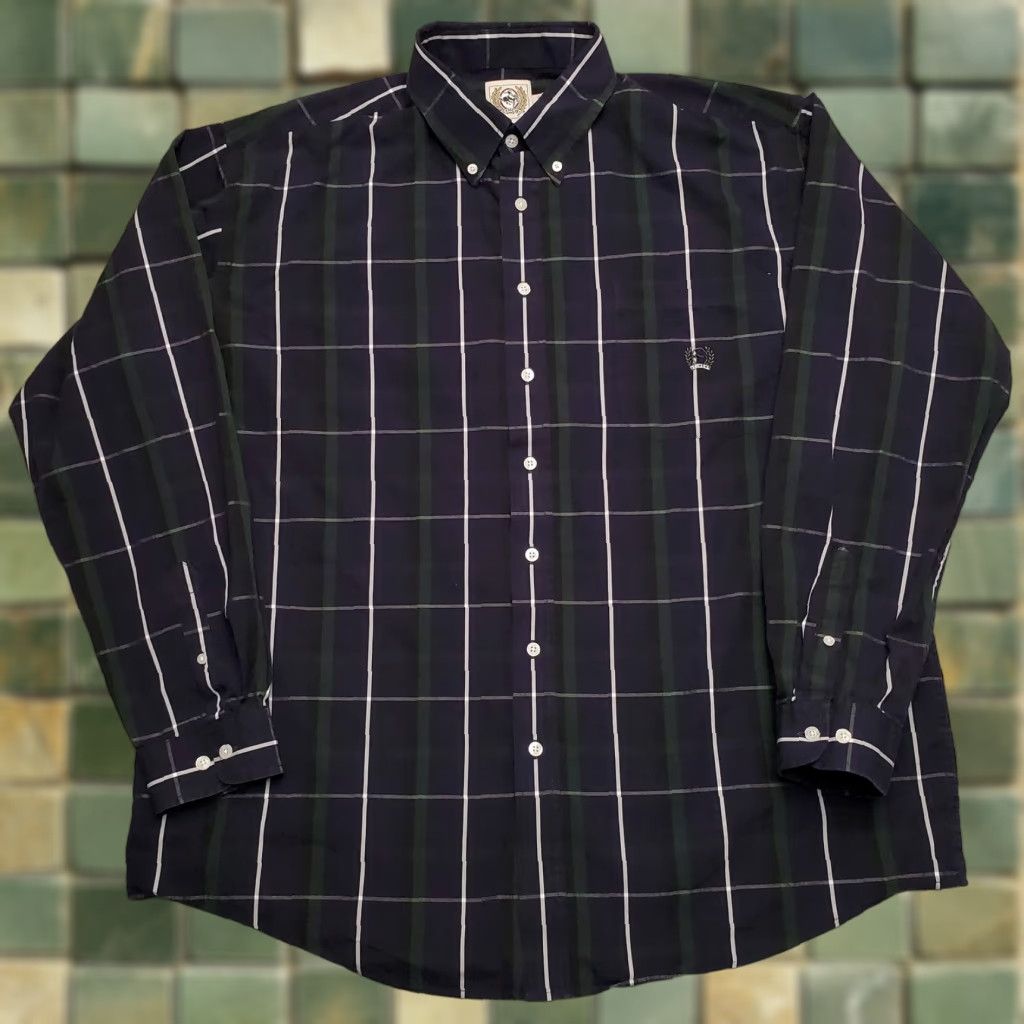 Vintage Cinch Shirt Mens XL Blue Window Pane Plaid Cowboy Western Ranch Casual Shirt Mens XL Blue Window Pane Plaid Cinch Size US XL / EU 56 / 4 - 1 Thumbnail