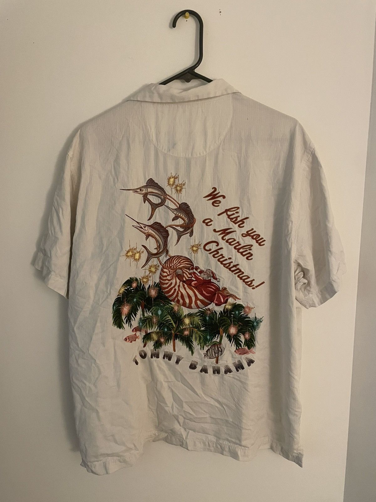 Tommy Bahama Tommy Bahame « Have a Marlin Christmas » button up large Size US L / EU 52-54 / 3 - 1 Thumbnail