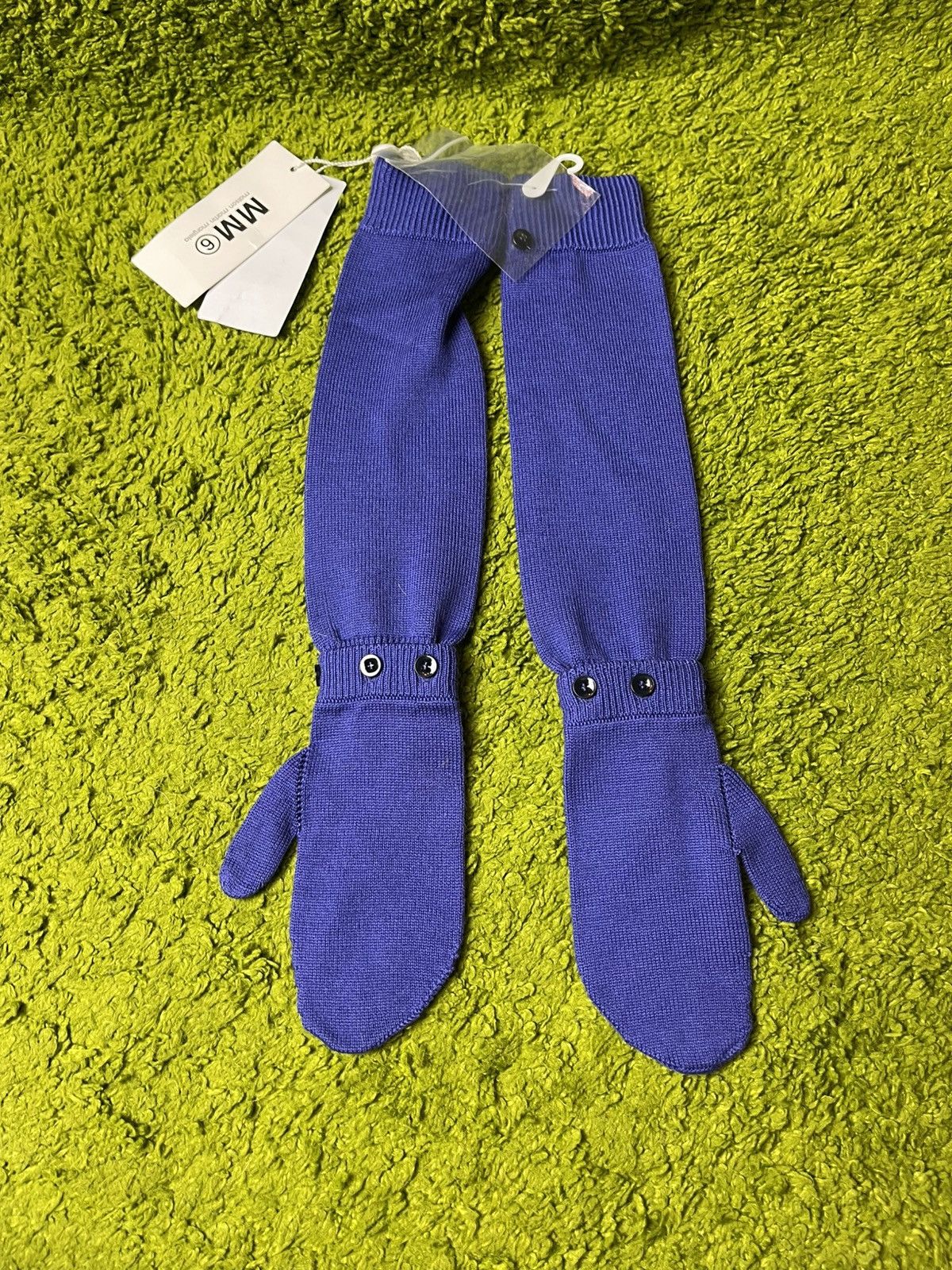 Maison Margiela Maison Martin Margiela MM6 wool knit gloves Size ONE SIZE - 2 Thumbnail