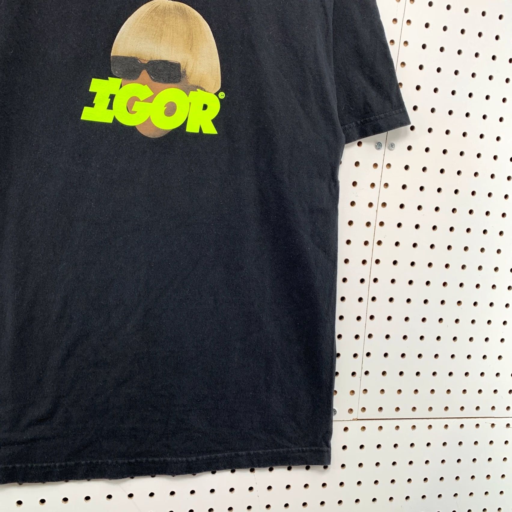 Golf Wang Golf Wang Igor Shirt Mens Large Black Tyler Creator Black Short Sleeve Size US L / EU 52-54 / 3 - 5 Thumbnail