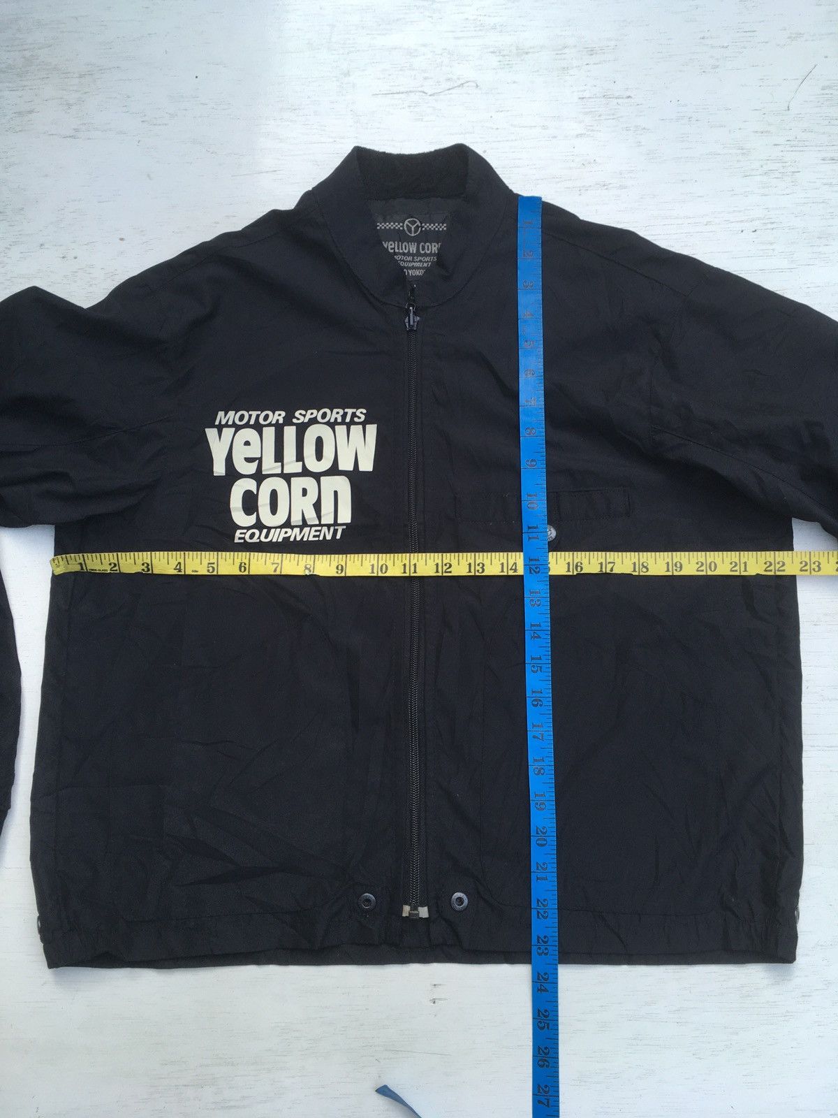 Vintage YELLOW CORN WINDBREAKER SINGLE LIGHT LAYER JACKET Size US L / EU 52-54 / 3 - 25 Thumbnail