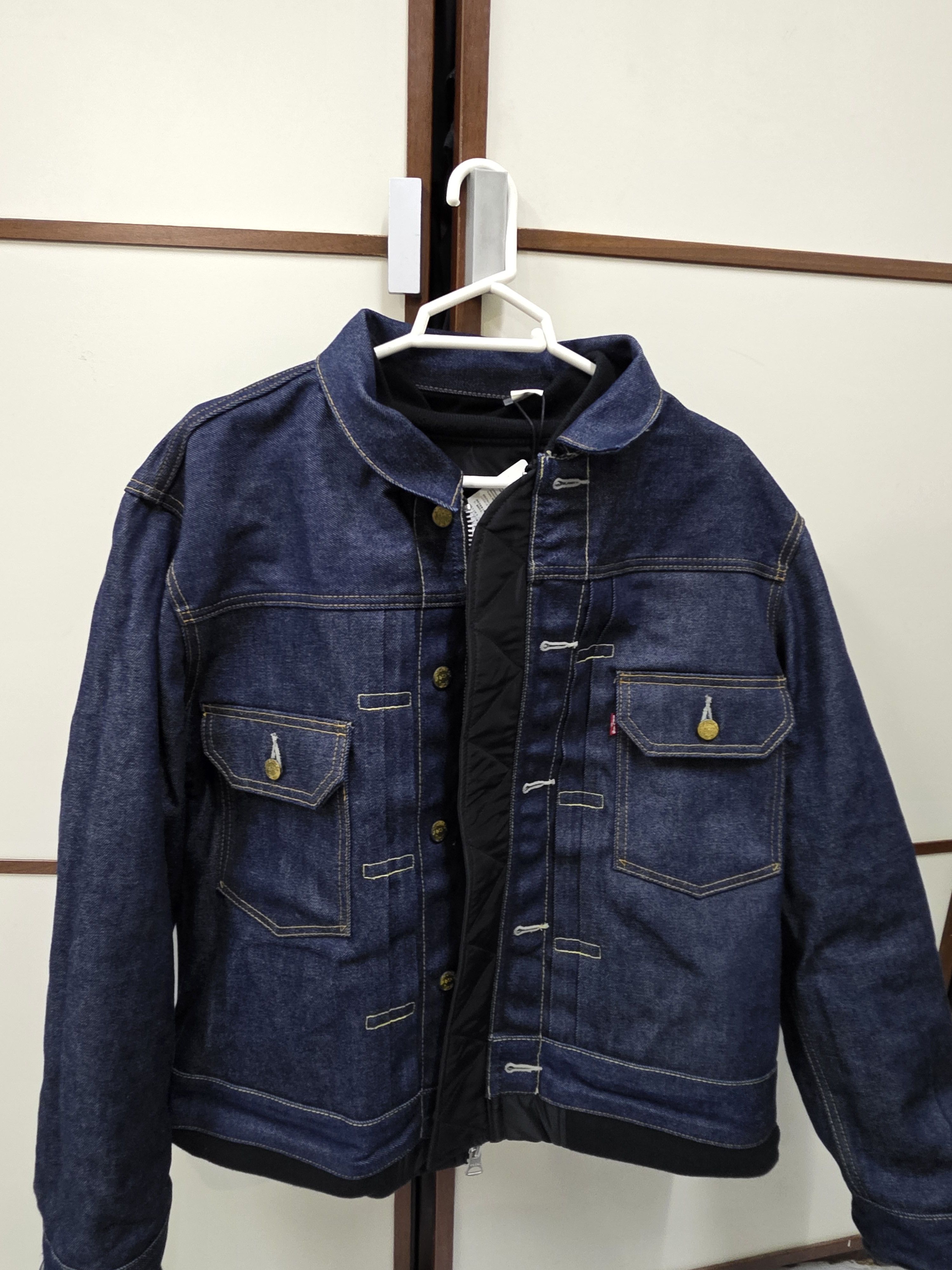 Sacai Sacai x levis Bomber Denim Jacket Size US M / EU 48-50 / 2 - 6 Thumbnail