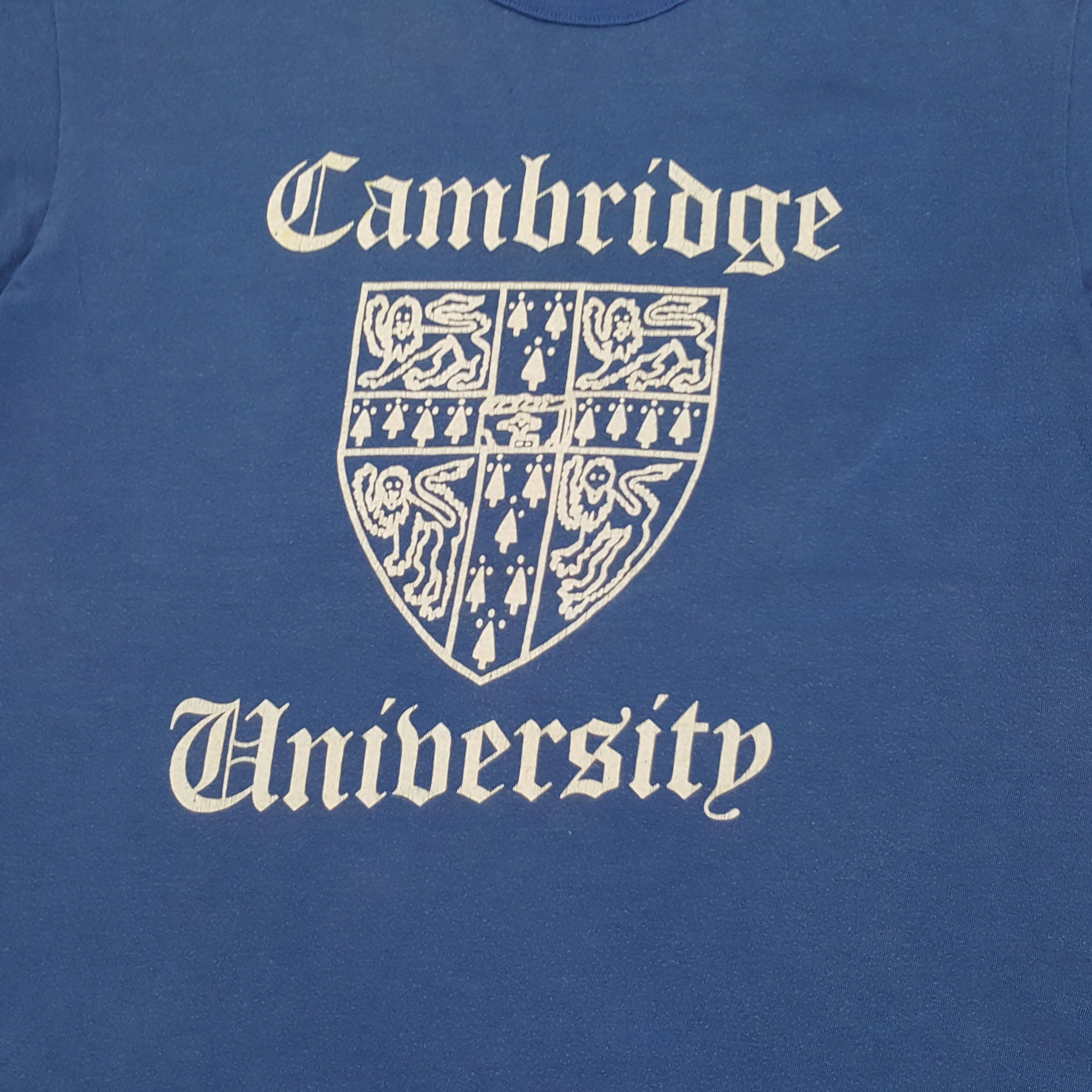 Vintage Vintage Cambridge University American College T-shirts Size US M / EU 48-50 / 2 - 2 Thumbnail