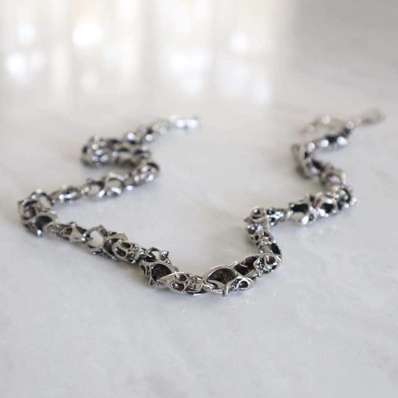 Japanese Brand × Vintage Vintage Y2K Punk Goth Emo Skull Pile Wallet Chain Size ONE SIZE - 4 Thumbnail