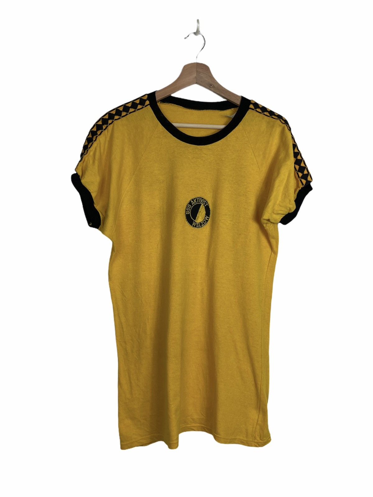 Vintage Vtg 70s East Germany Football Jersey BSG Aktivist Welzow Size US M / EU 48-50 / 2 - 2 Thumbnail