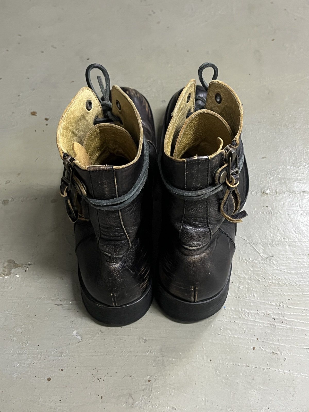 Balmain Maison Miharayasuhiro Balmain STYLE Leather Zipper Boots Size US 8 / EU 41 - 6 Thumbnail