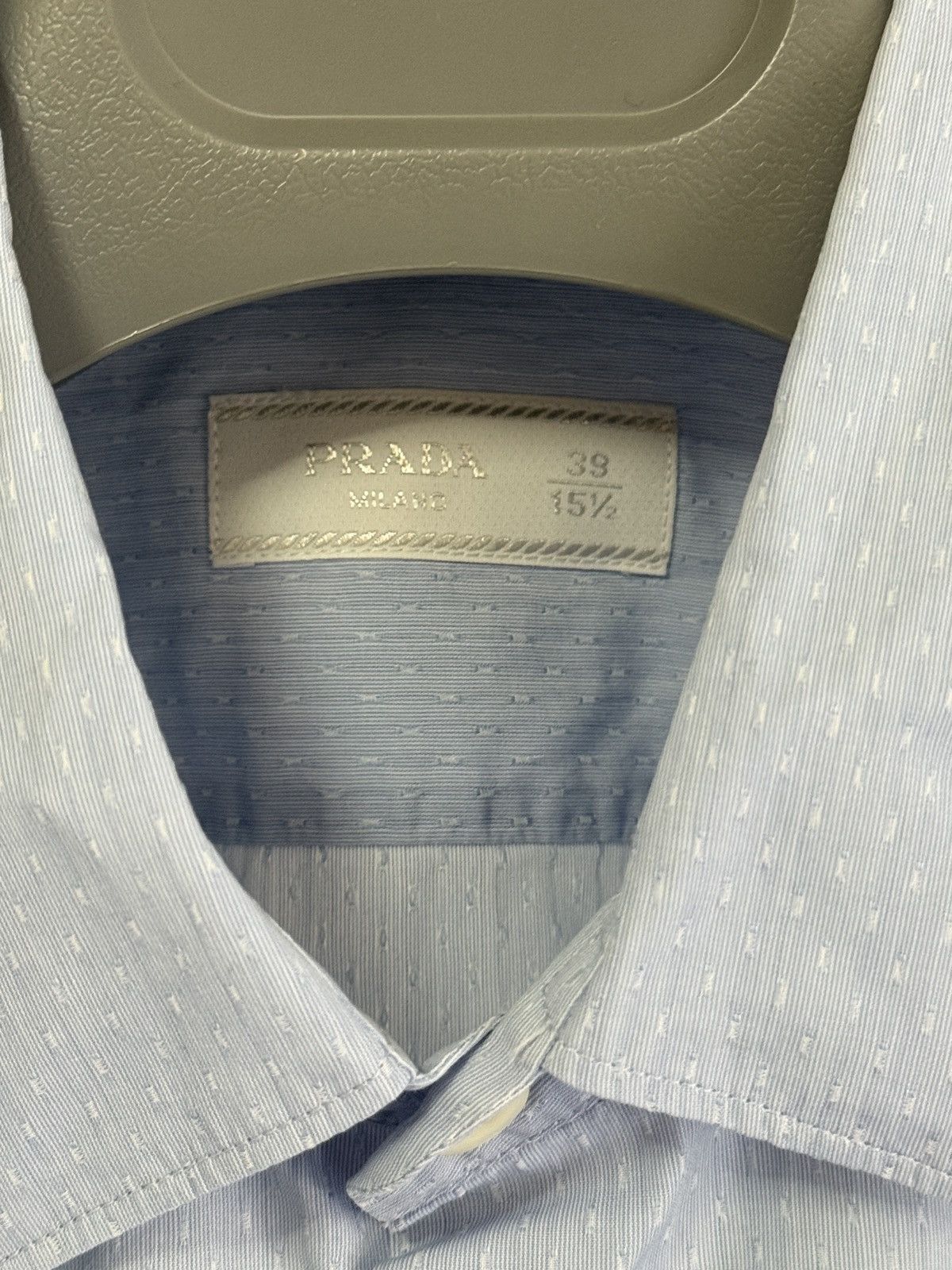 Prada Prada Blue Dress Shirt Size US S / EU 44-46 / 1 - 7 Thumbnail