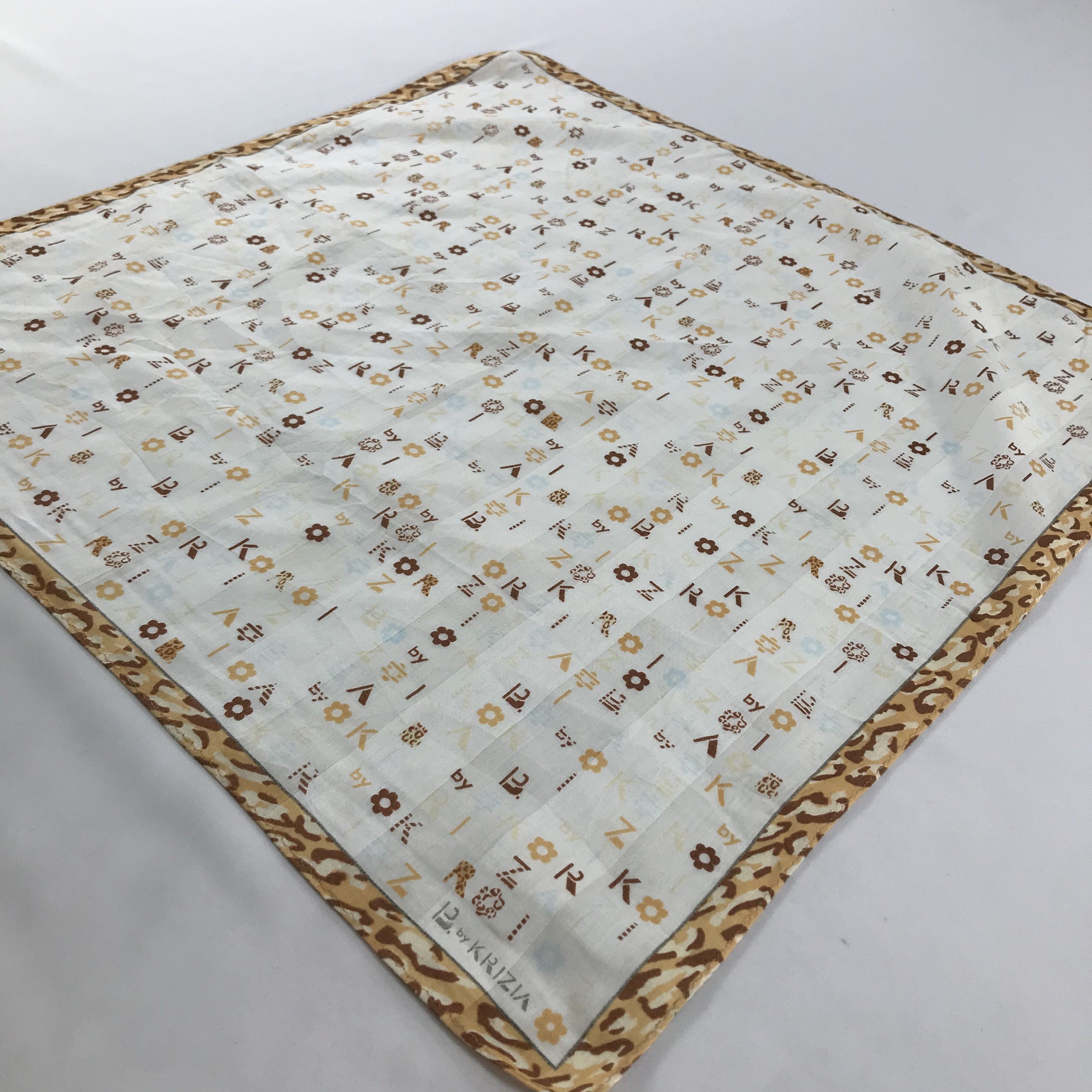 Krizia Uomo × Vintage Krizia Uomo Bandana / Handkerchief / Neckerchief - S1580 Size ONE SIZE - 2 Thumbnail