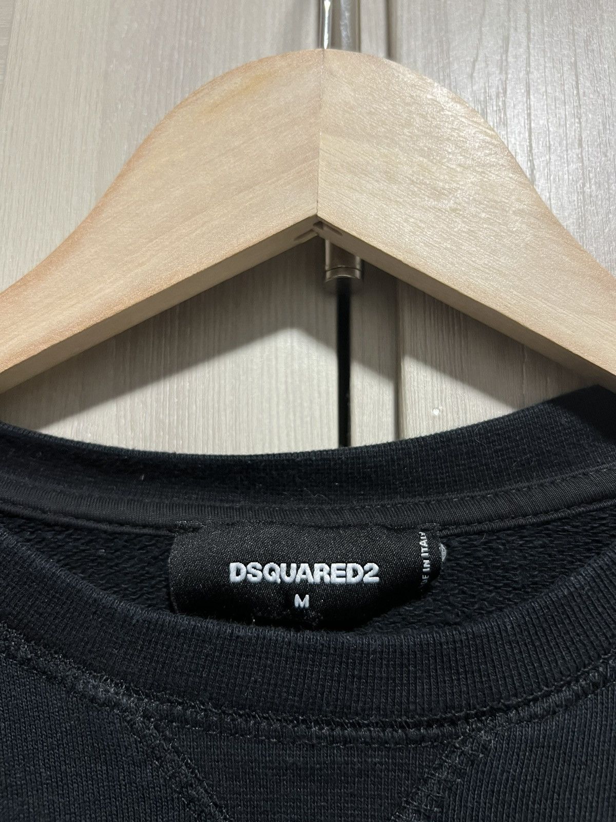 Dsquared2 Dsquared2 ICON Sweatshirt Luxury Made in Italy Black M Size Size US M / EU 48-50 / 2 - 15 Thumbnail