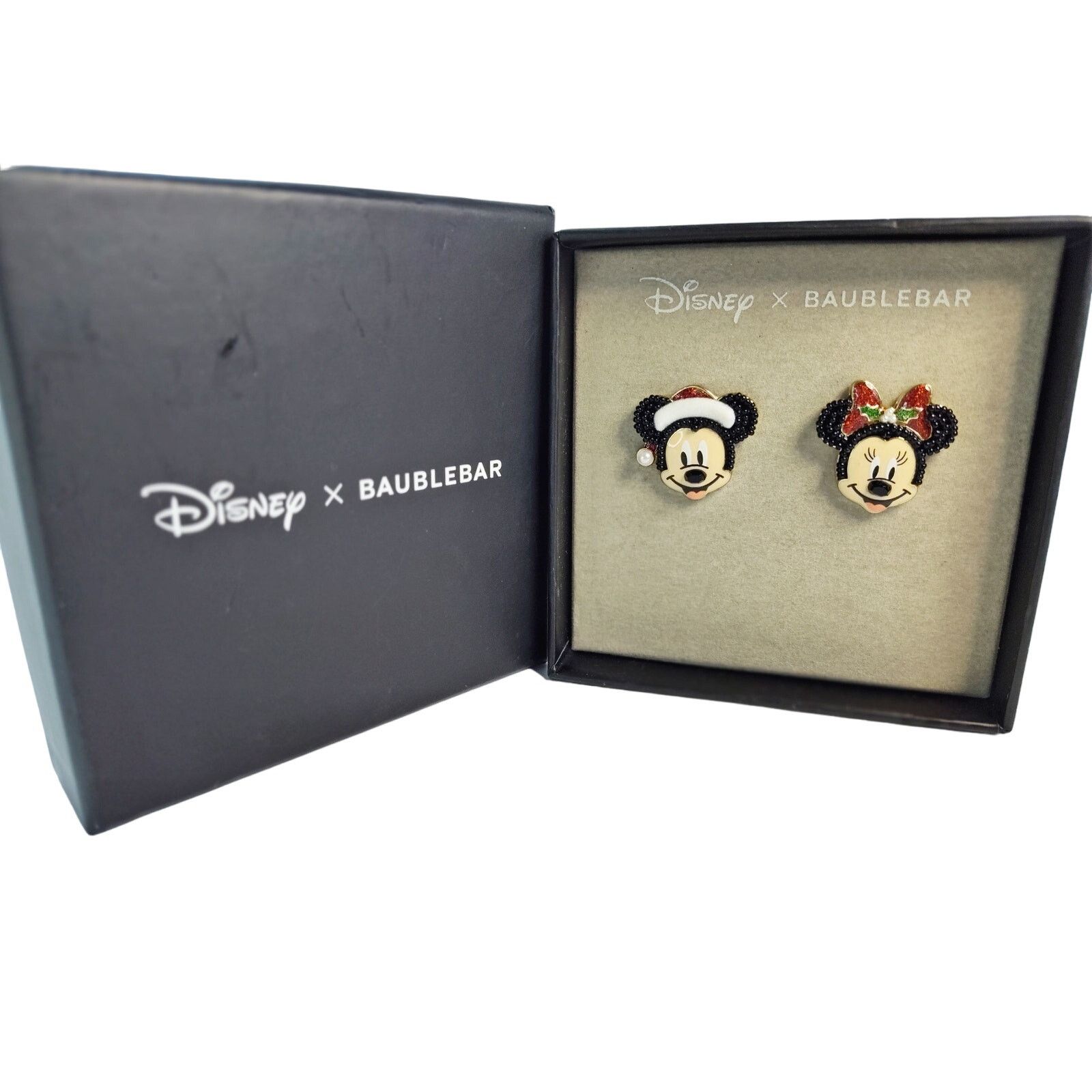 Disney Disney x BaubleBar Mickey & Minnie Holiday Earrings NIB Size ONE SIZE - 1 Thumbnail