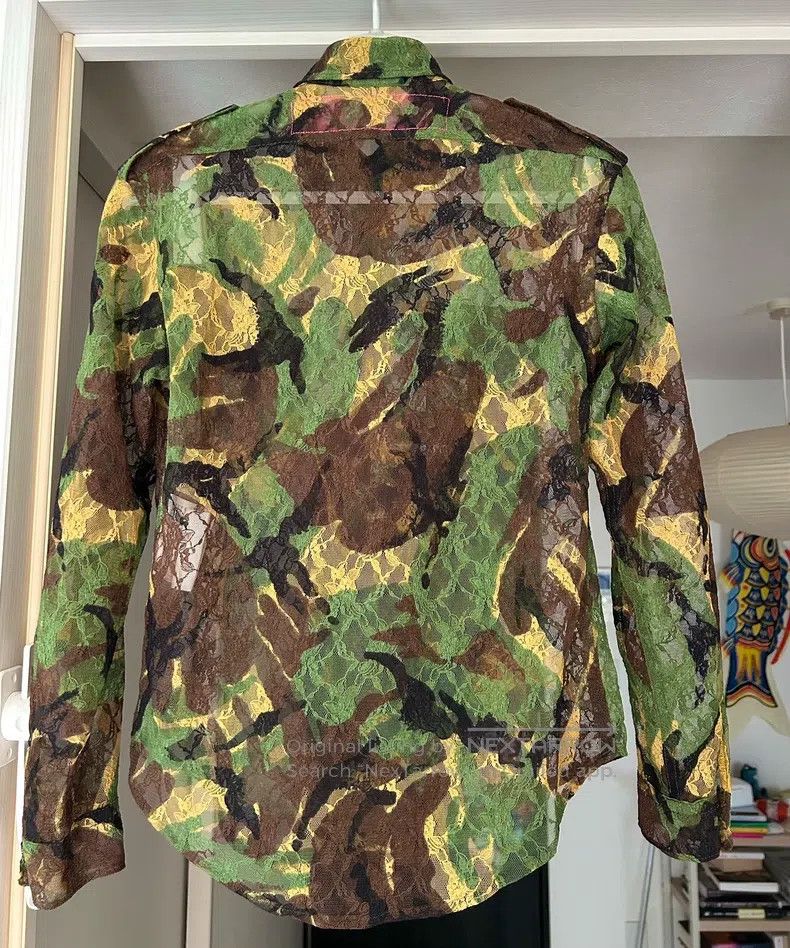 Comme des Garcons Comme des Garcons Camouflage Lace Shirt Size M / US 6-8 / IT 42-44 - 2 Thumbnail