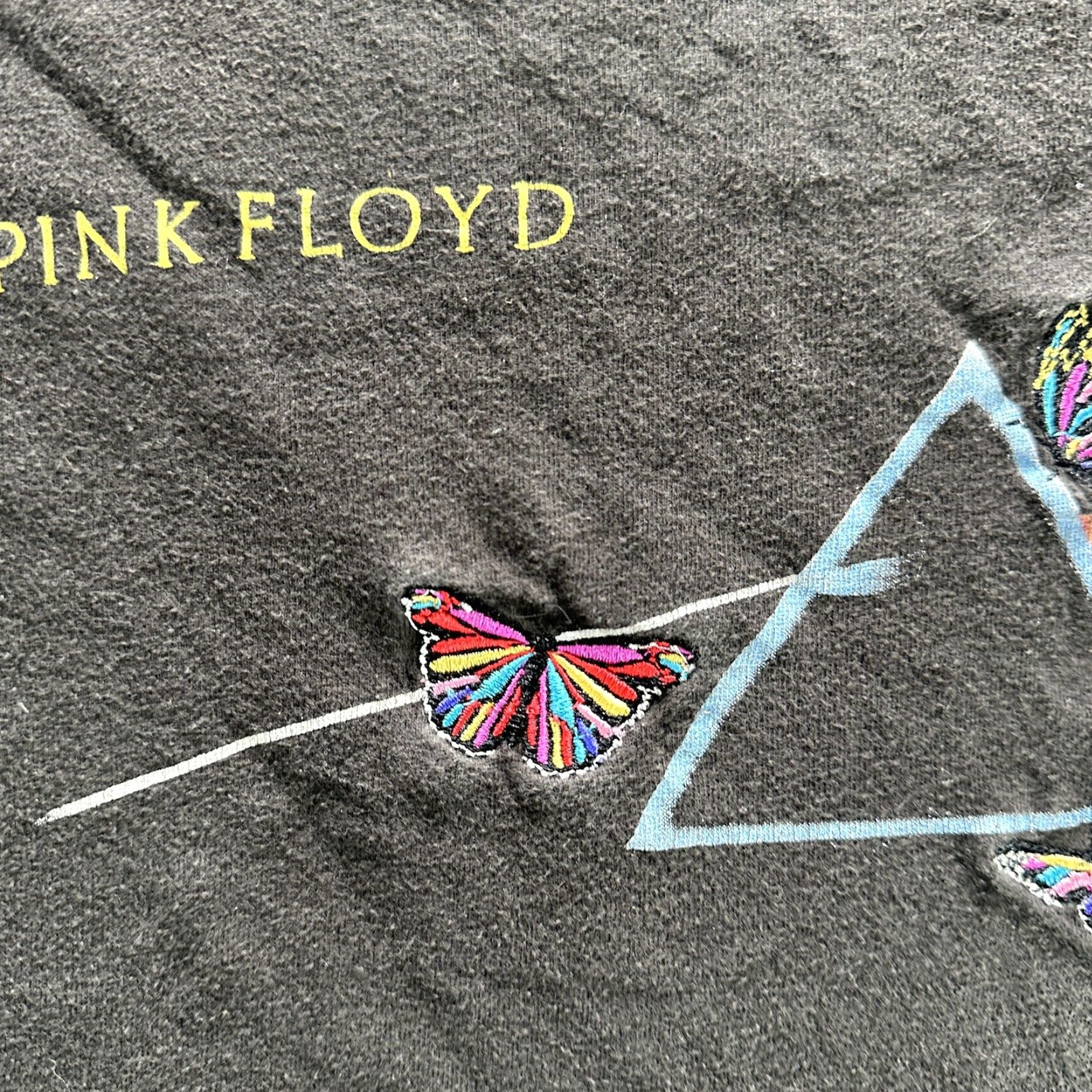 Cotton On Pink Floyd Shirt Womens Medium Black Cotton On Dark Side Butterfly Graphic Tee Size M / US 6-8 / IT 42-44 - 5 Thumbnail