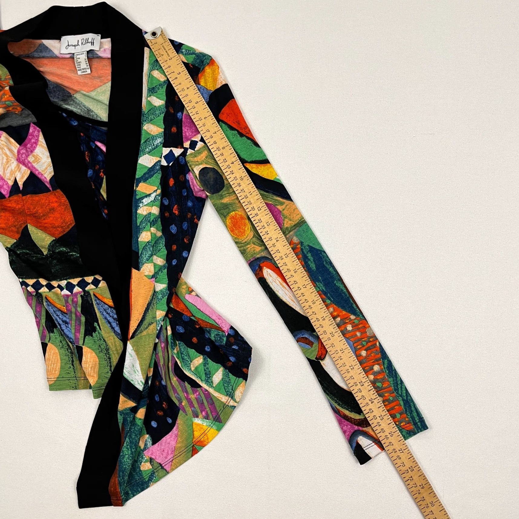 Joseph Ribkoff VINTAGE Joseph Ribkoff Blouse W/ Built in Tank Womens US 4 Abstract Artsy Bold Statement Size S / US 4 / IT 40 - 7 Thumbnail