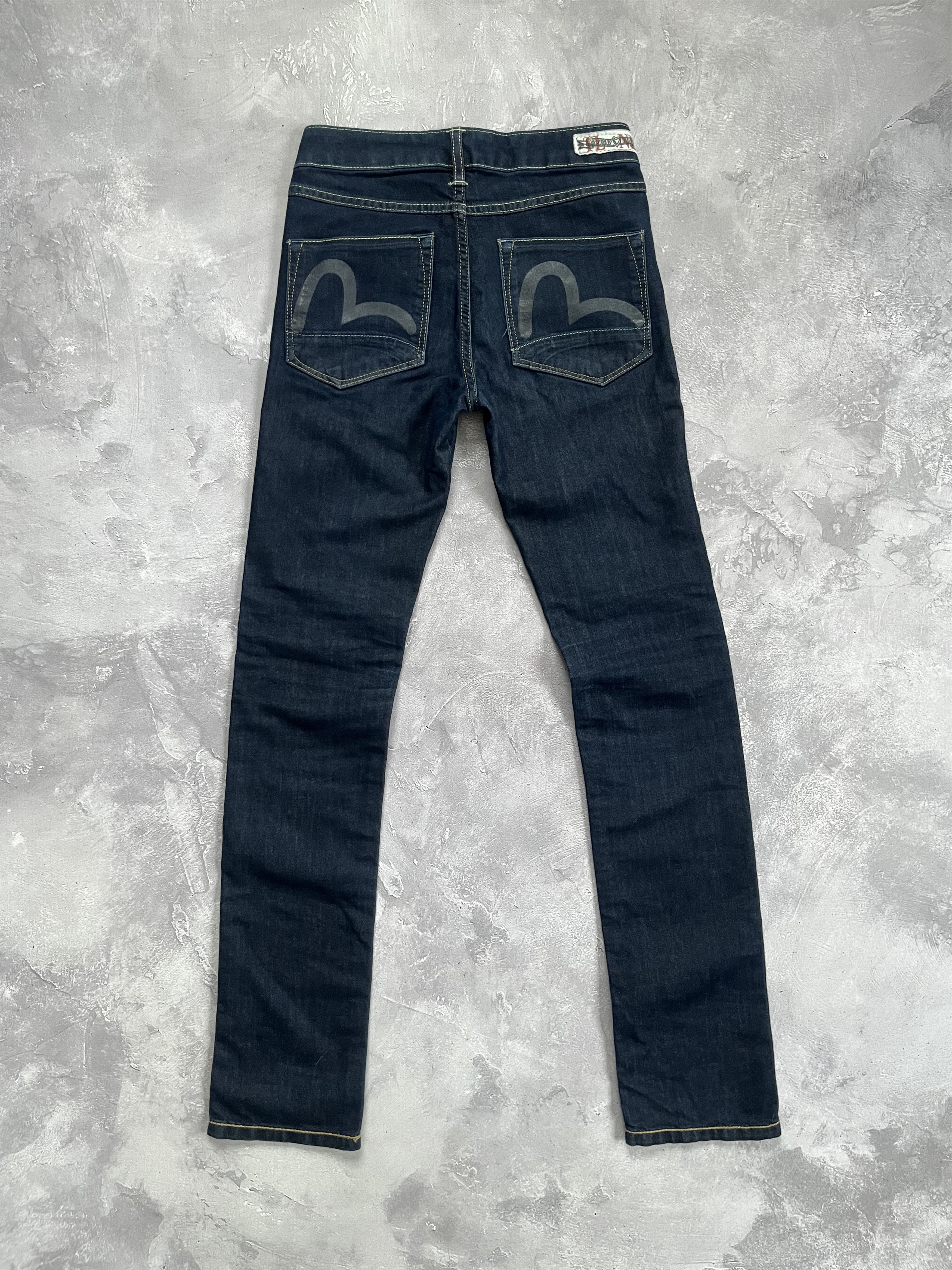 Evisu × Puma Evisu Puma Raw Denim Low Rise Women's Jeans Rare Size 26" / US 2 / IT 38 - 1 Thumbnail
