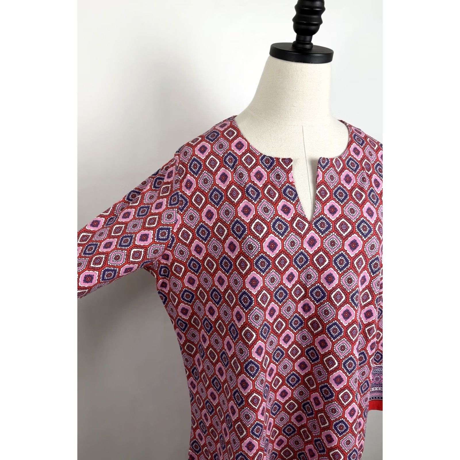 Vintage VINTAGE Coolibar Shirt Womens L UPF 50+ Sun Protection St Lucia Tunic Top Paisley Size L / US 10 / IT 46 - 4 Thumbnail