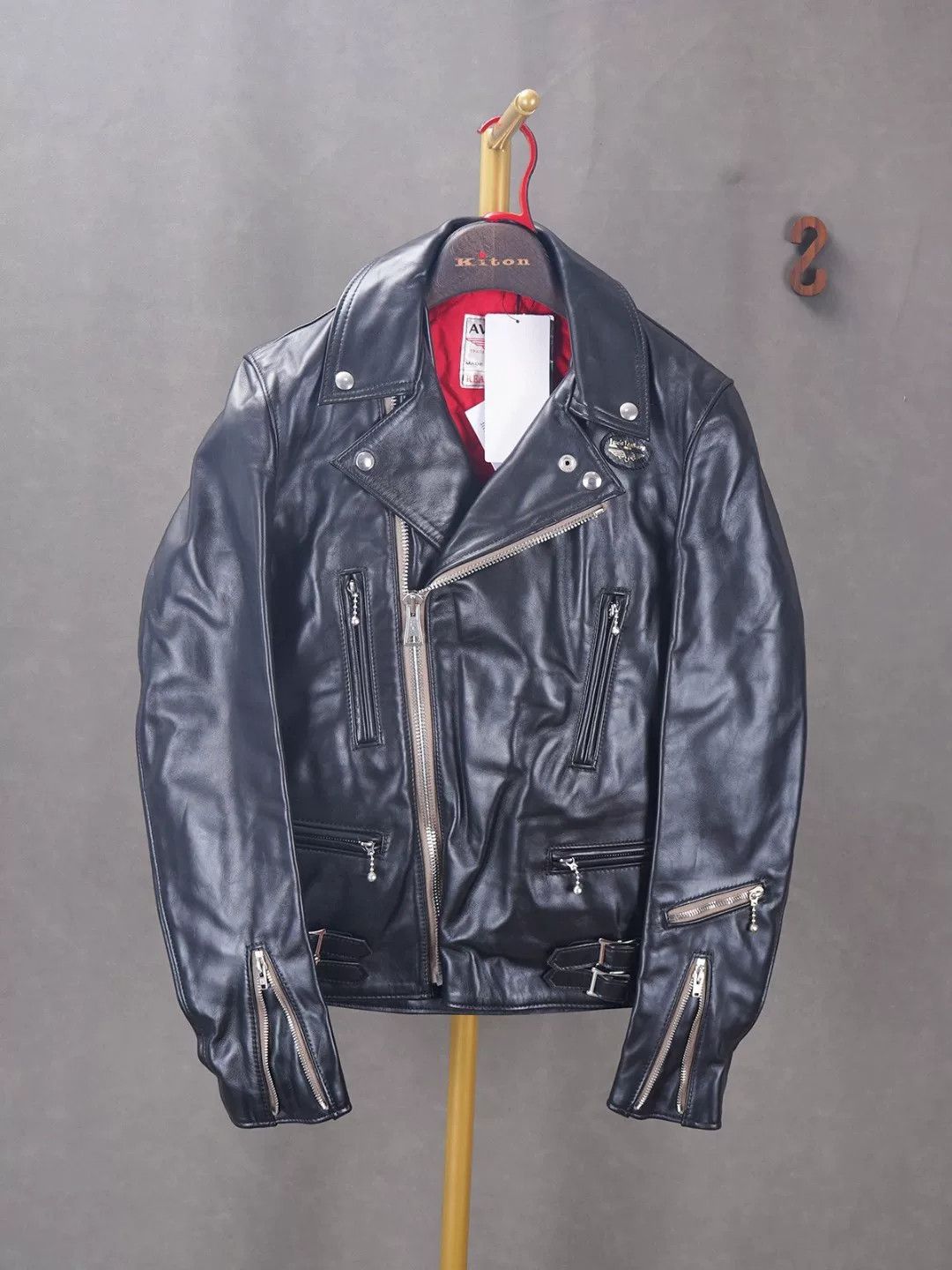Lewis Leathers Black Leather Motorcycle Jacket by Lewis Size US S / EU 44-46 / 1 - 1 Thumbnail