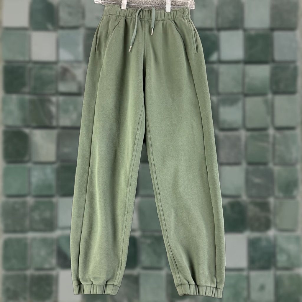 Lululemon Lululemon Scuba Jogger Sweatpants Womens XXXS Green Pull On Drawstring Gym Size 24" / US 00 / IT 34 - 1 Thumbnail