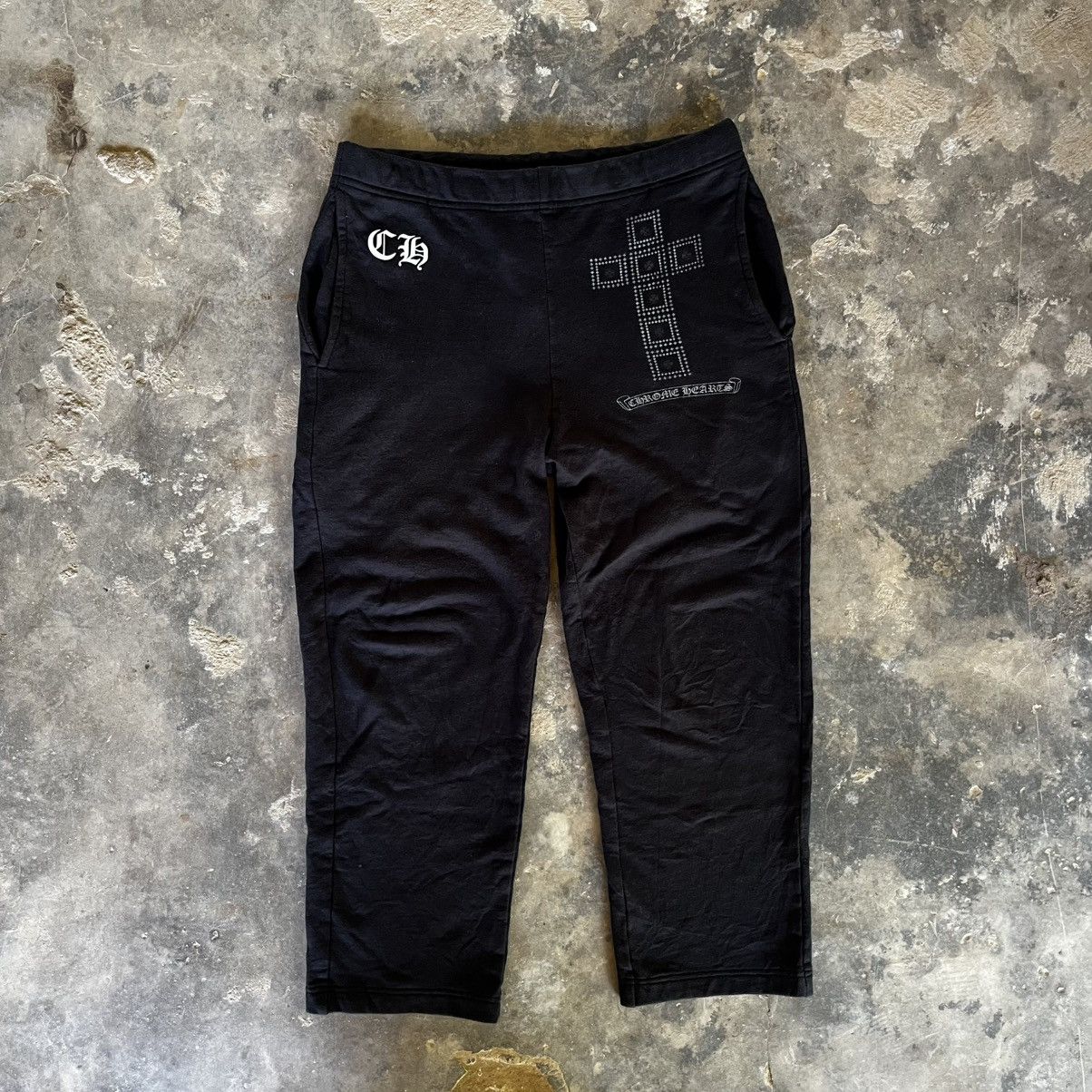 Chrome Hearts × Vintage Rare 🔥Chrome hearts sweat pants Size US 31 - 1 Thumbnail
