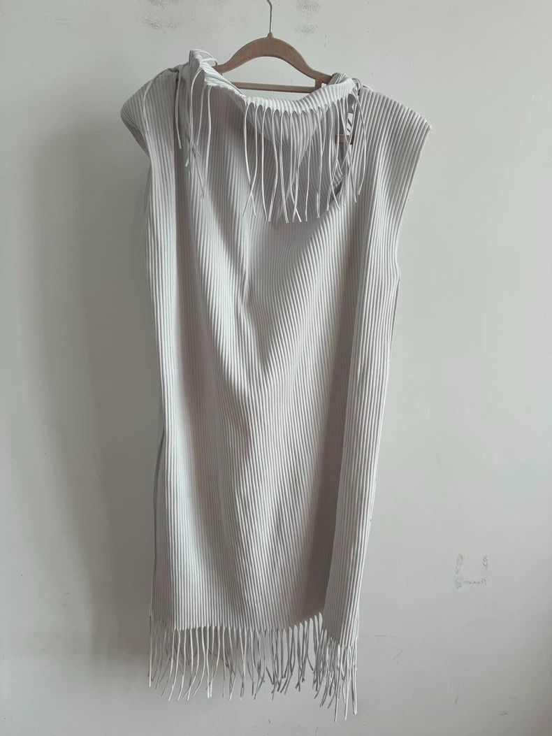 Issey Miyake issey miyake size:one size white dress Size XXS / US 00 / IT 34 - 2 Thumbnail