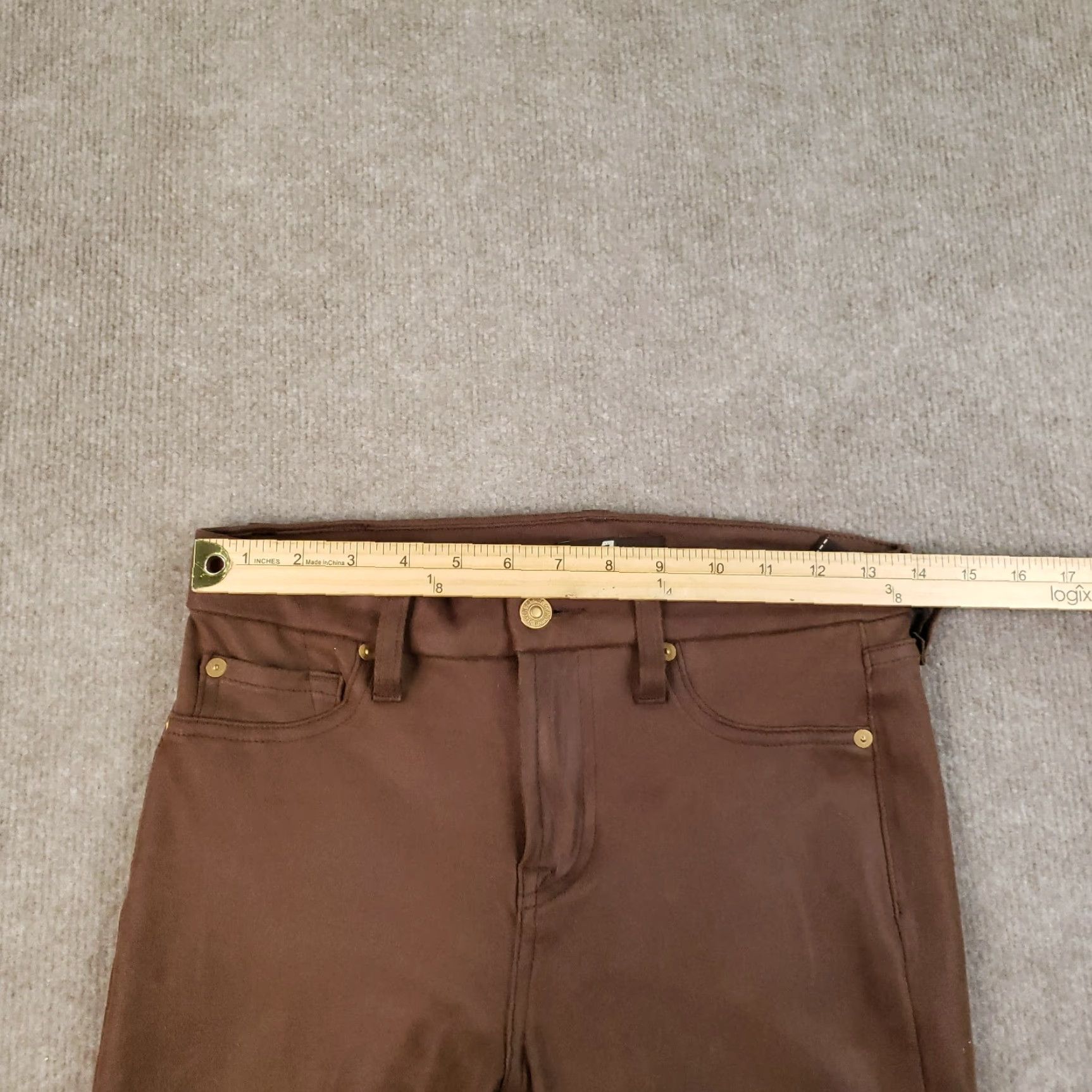7 For All Mankind 7 For All Mankind Leggings Pants Womens Size 26 Brown Faux Suede Leather Ankle Shirt? Size 26" / US 2 / IT 38 - 5 Thumbnail