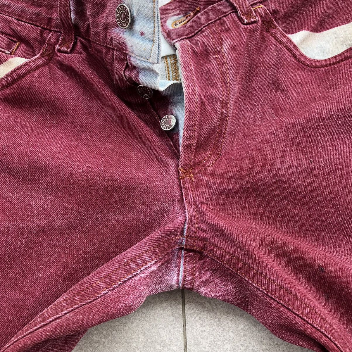 Dolce & Gabbana Vintage Dolce And Gabbana Red Denim Pants Size US 31 - 13 Thumbnail