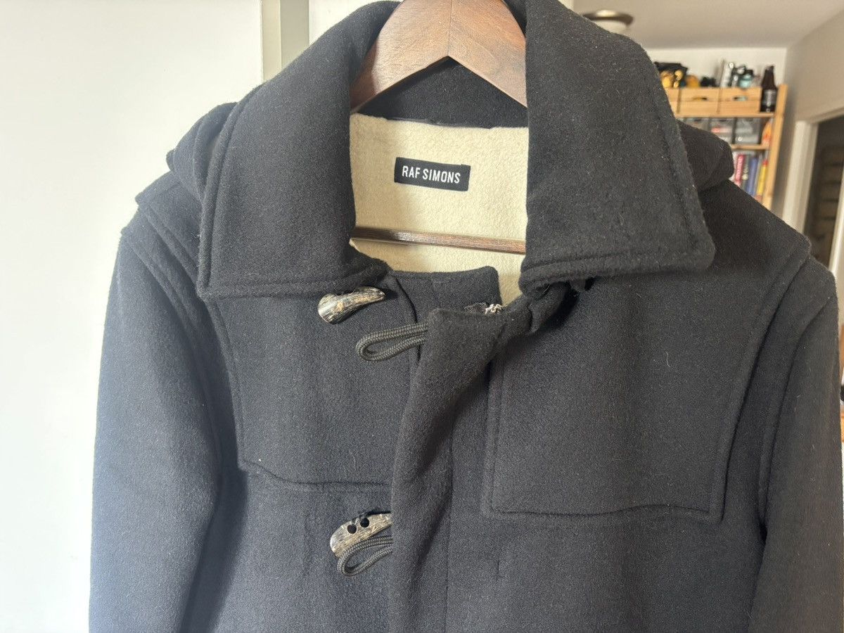 Raf Simons Raf Simons wool coat with detachable hood Size US M / EU 48-50 / 2 - 2 Thumbnail
