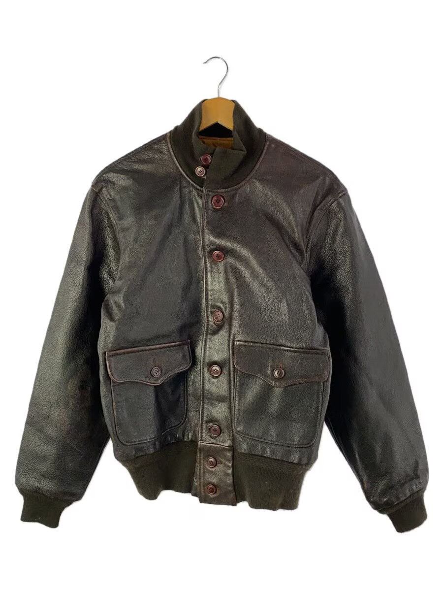 Avirex Avirex A-1 Made In Usa Leather Flight Jacket Brown Size US L / EU 52-54 / 3 - 1 Thumbnail