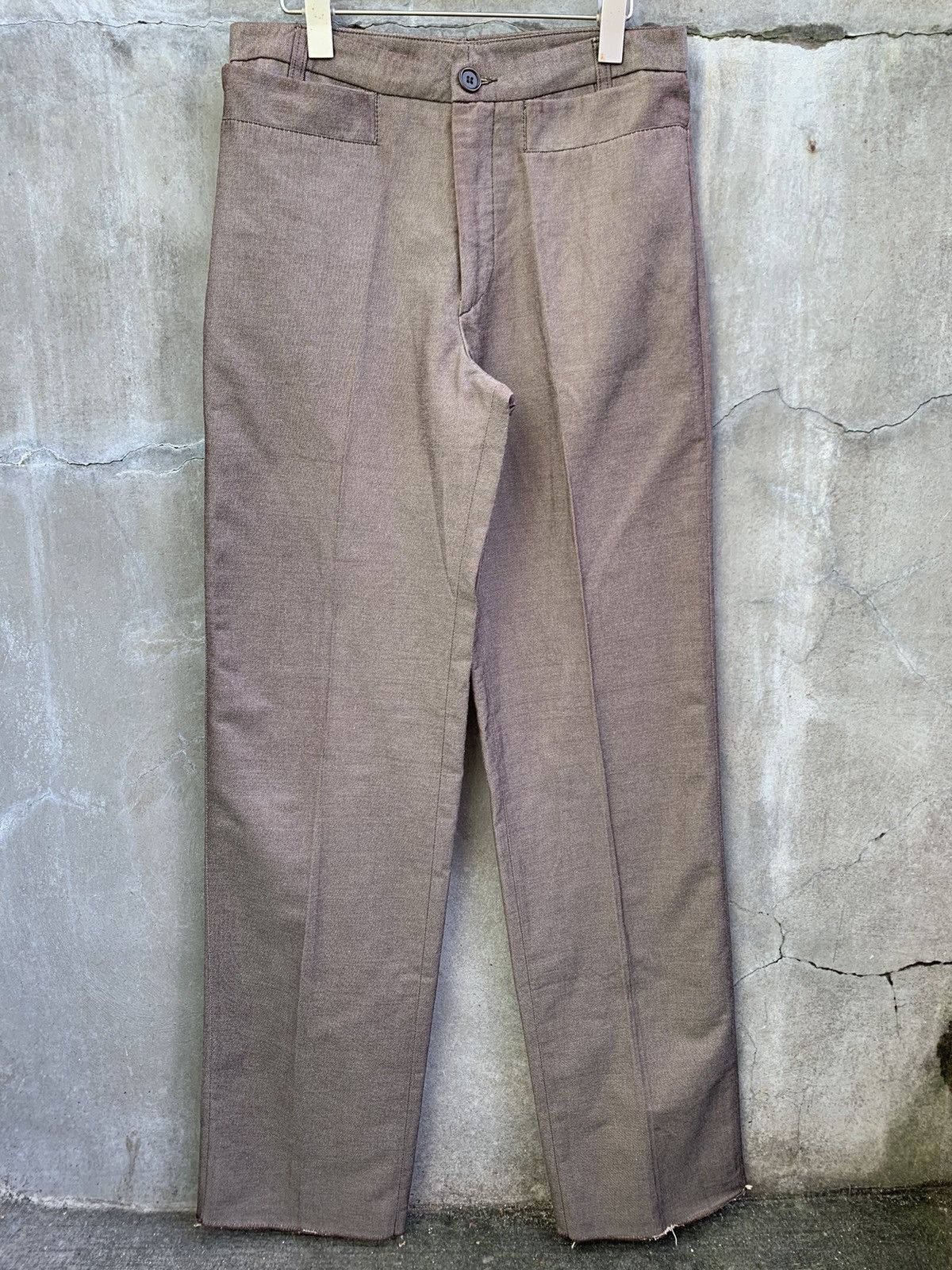 Dirk Bikkembergs Snap Pocket Twill Trousers Size US 31 - 1 Thumbnail