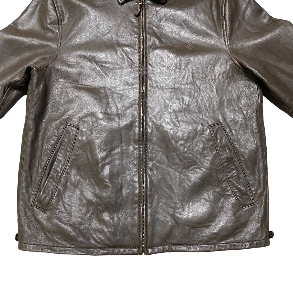 Polo Ralph Lauren Vintage Polo Ralph Lauren Leather Jacket Small Poney Size US S / EU 44-46 / 1 - 5 Thumbnail
