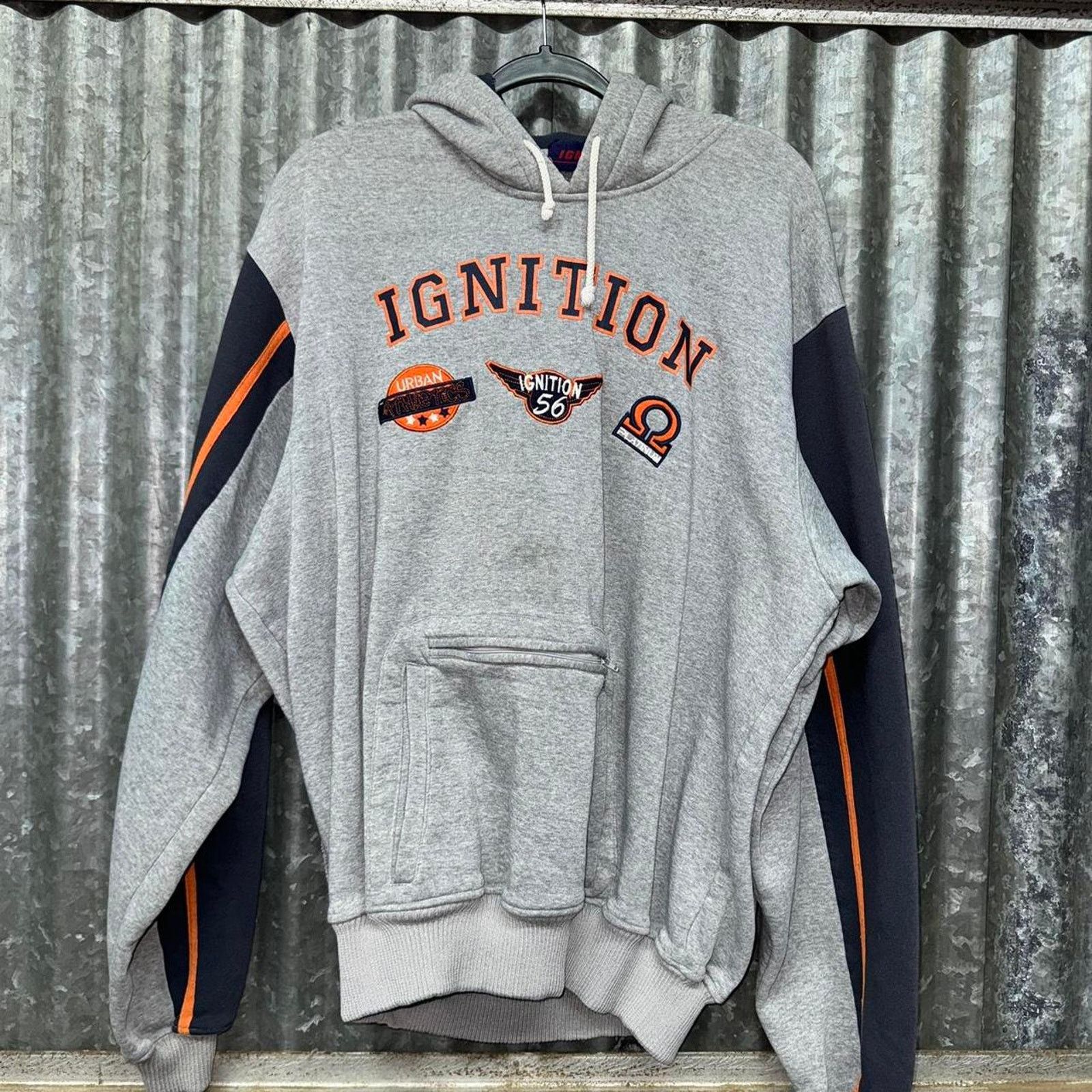 Vintage Vintage y2k embroidered ignition hoodie sweatshirt Size US XL / EU 56 / 4 - 1 Thumbnail