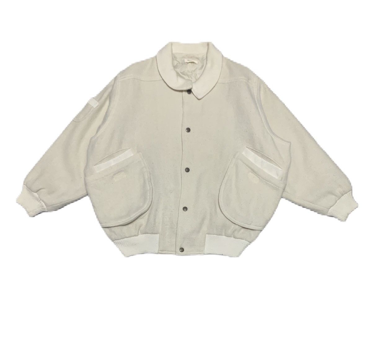 Japanese Brand Vintage 80s Japanese Indefini Mohair Varsity Jacket Size US XXL / EU 58 / 5 - 3 Thumbnail