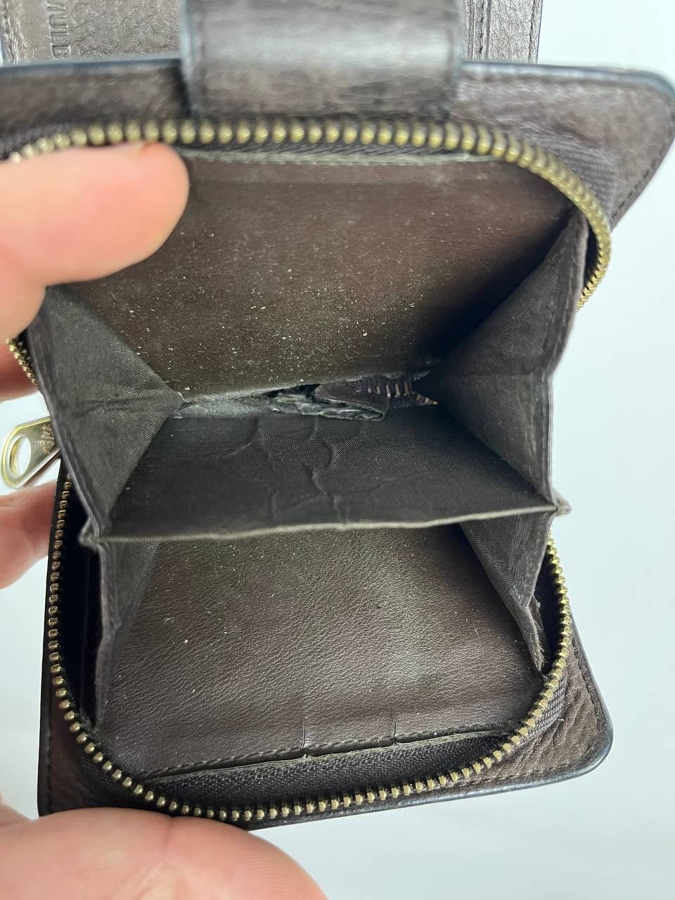 Mulberry Mulberry Leather French Purse Wallet Tree Logo Zip Around Size ONE SIZE - 6 Thumbnail