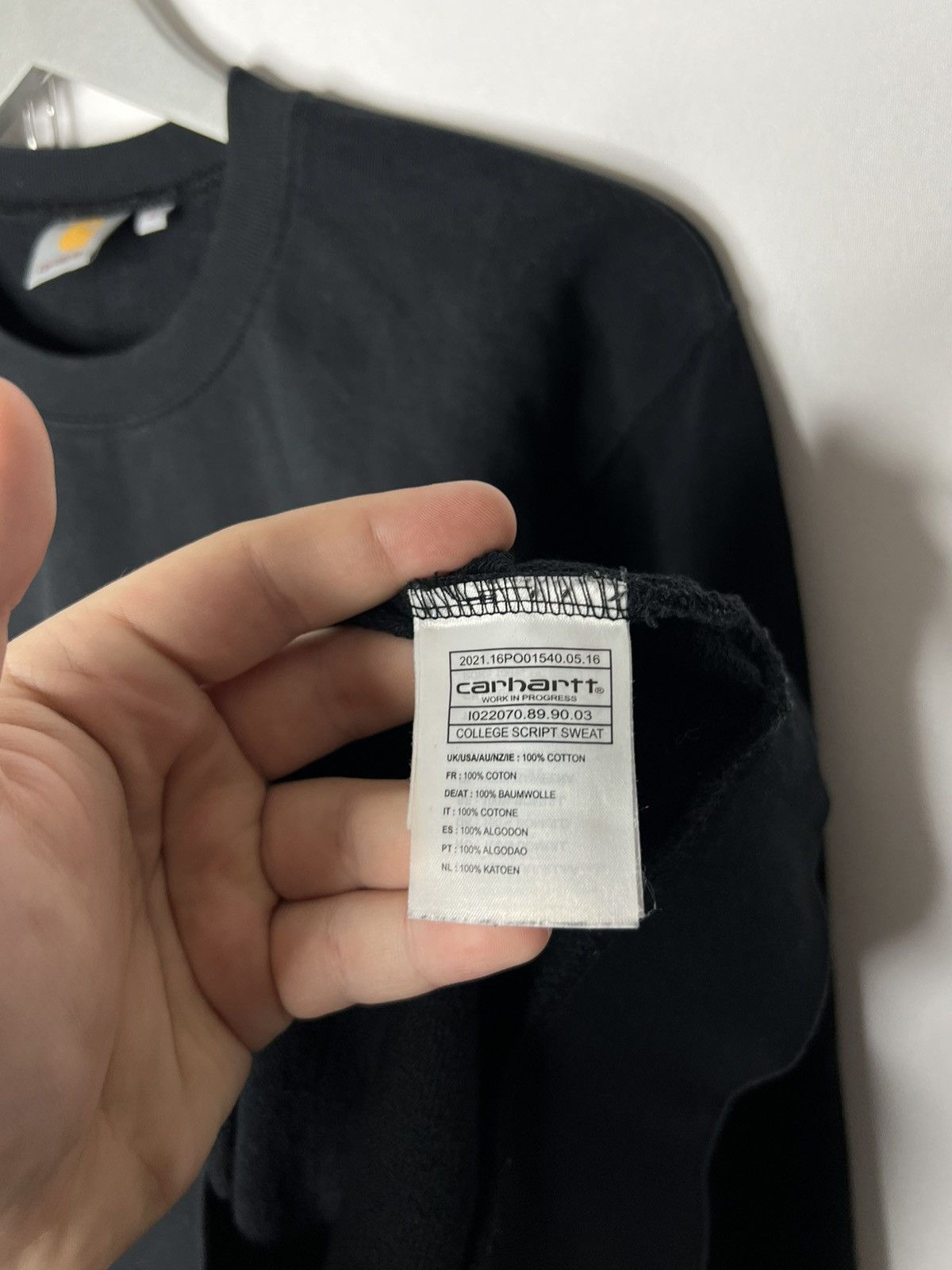 Carhartt 🔥Carhartt College Script Sweatshirt Pullover Long Sleeve🔥 Size US M / EU 48-50 / 2 - 7 Thumbnail