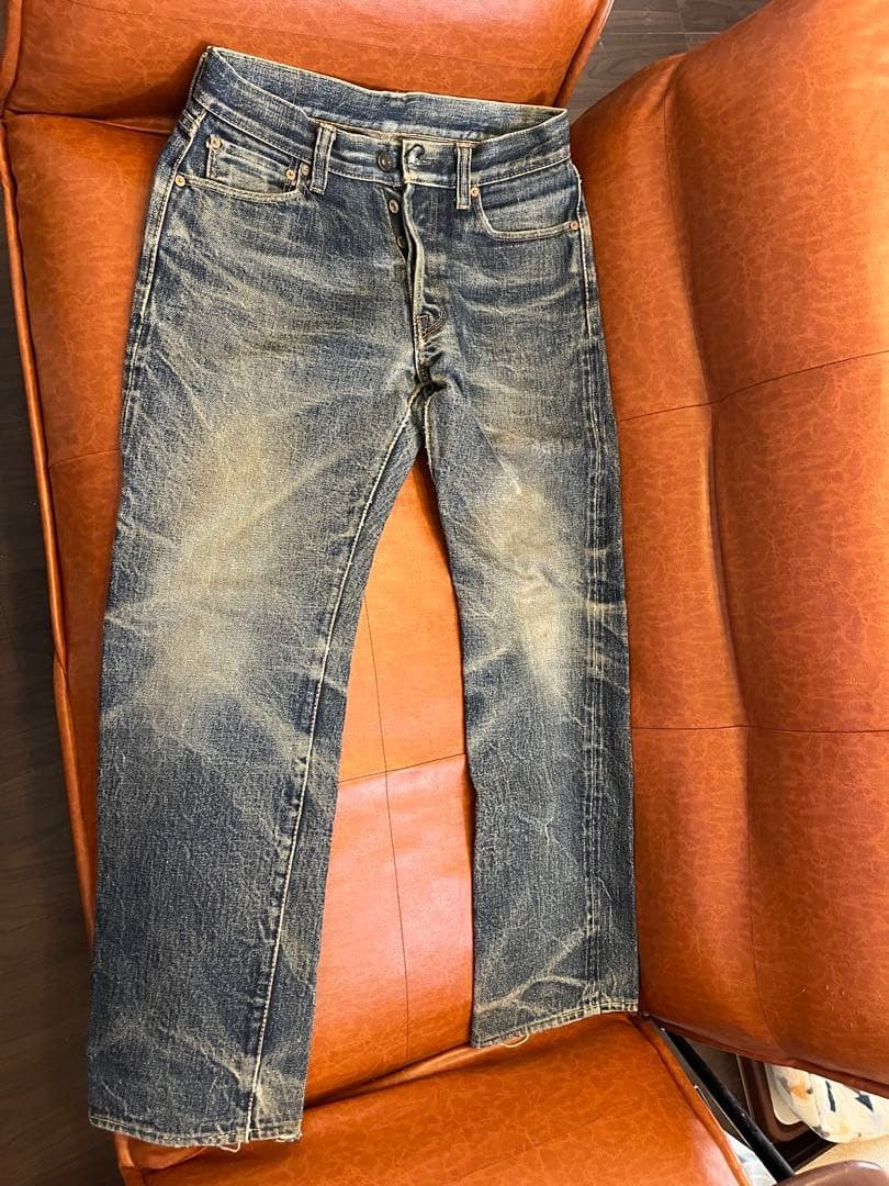 Samurai Jeans SAMURAI JEANS Straight Denim Pants Dark Blue 32 Size US 29 - 1 Thumbnail