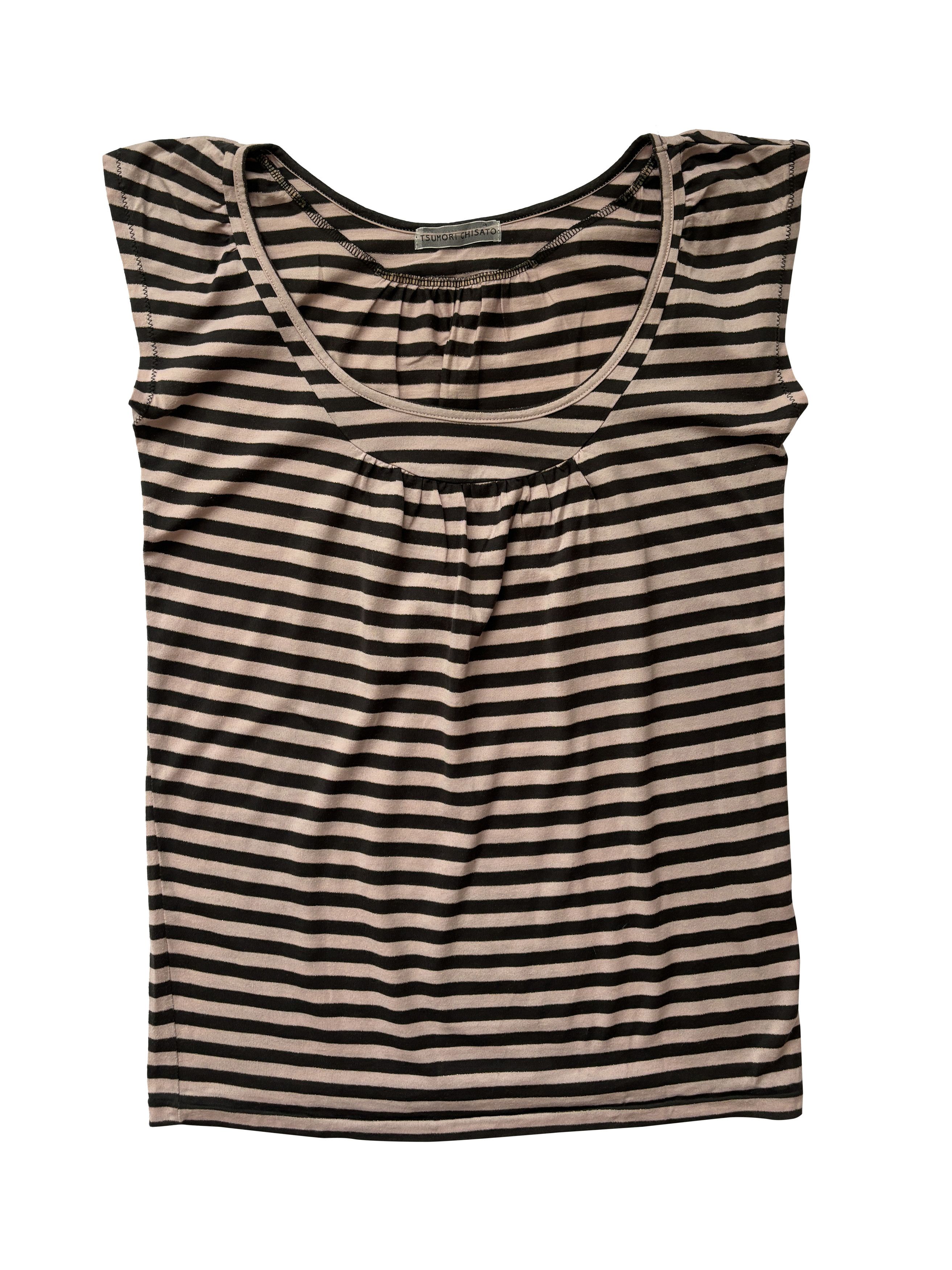 Tsumori Chisato ⚡️QUICK SALE⚡️Tsumori Chisato Striped Sleeveless Top Size M / US 6-8 / IT 42-44 - 1 Thumbnail