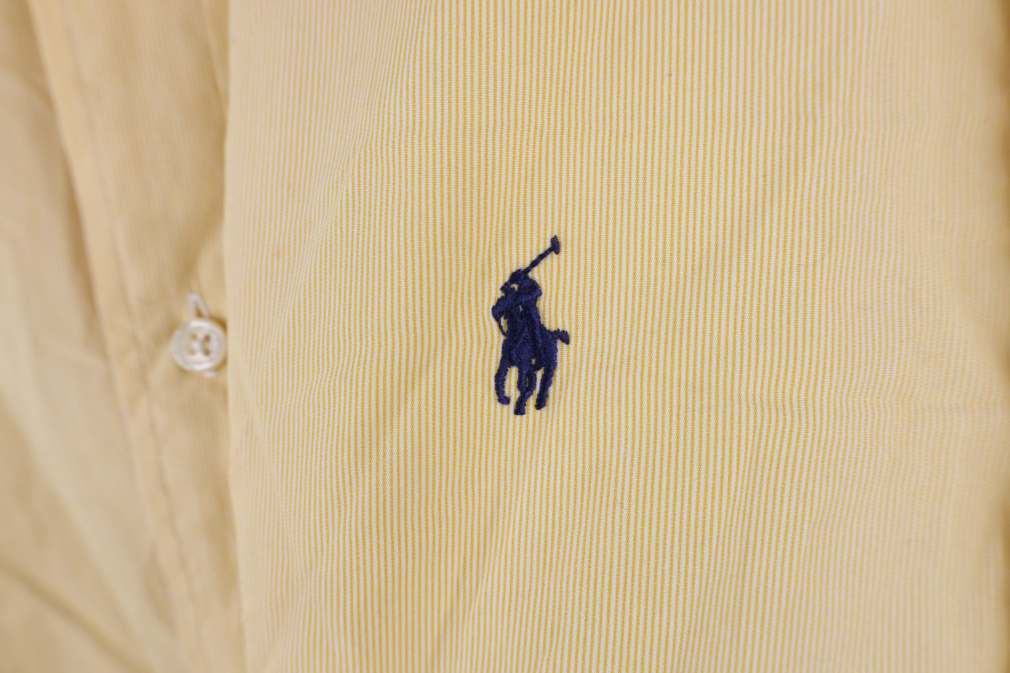 Polo Ralph Lauren Vintage 90s Ralph Lauren Fit Pinstriped Button Down Shirt Size US L / EU 52-54 / 3 - 4 Thumbnail
