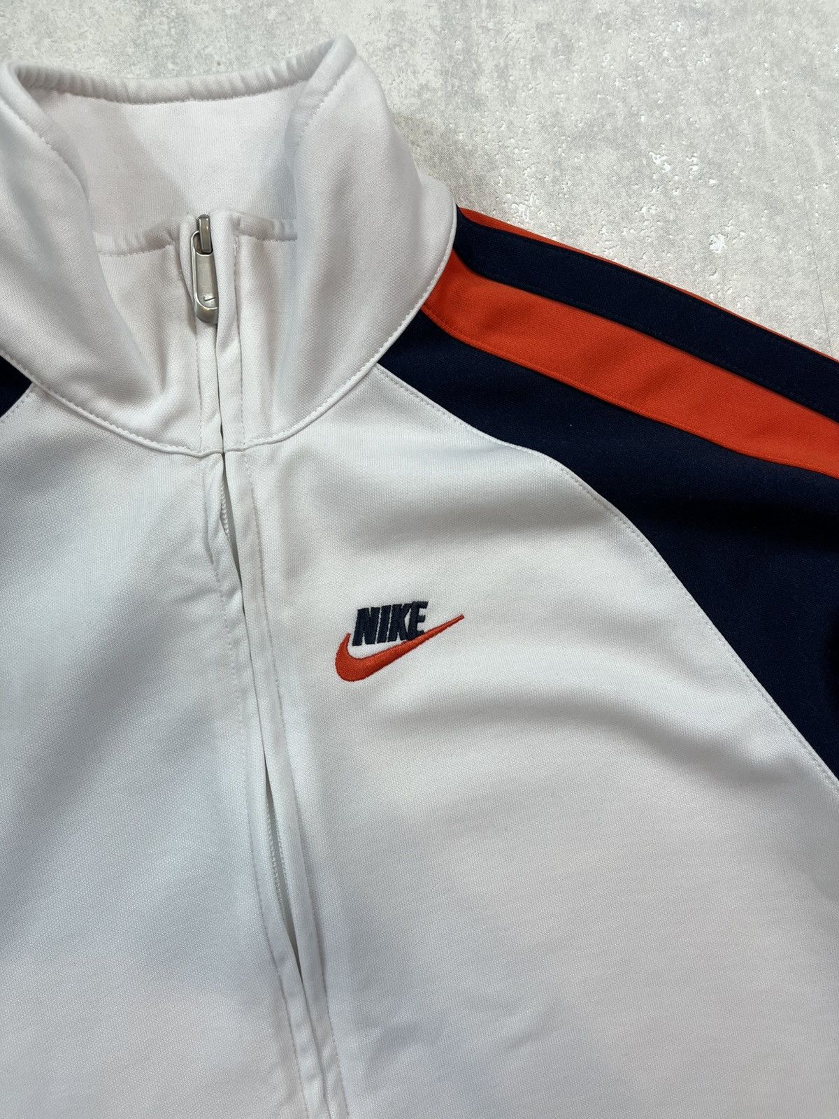 Nike × Vintage 90’s NIKE RETRO Y2K TRACK JACKET SWOOSH LOGO SPELLOUT RARE Size US M / EU 48-50 / 2 - 2 Thumbnail